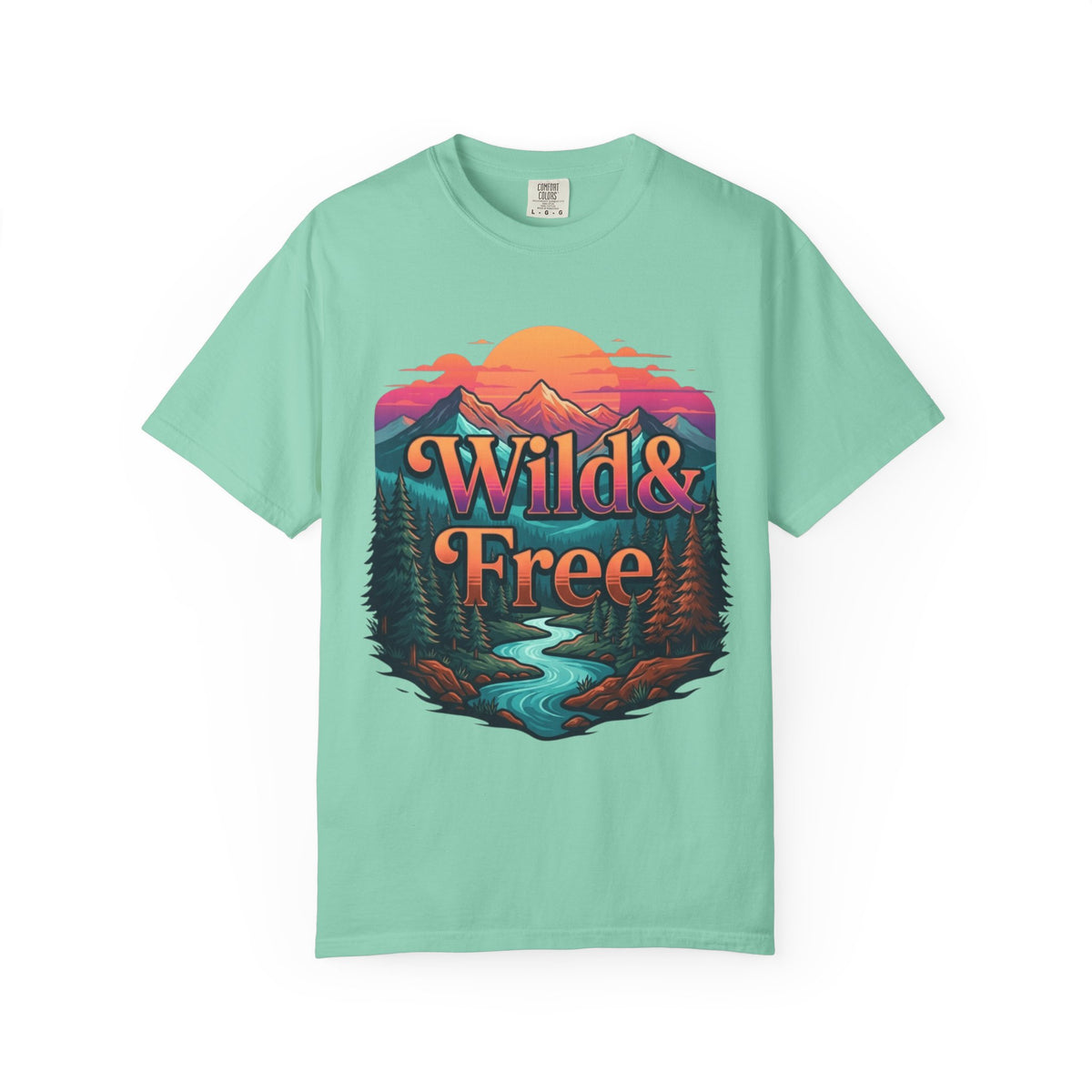 Color: Island Reef | Wild & Free Unisex Garment-Dyed Tee