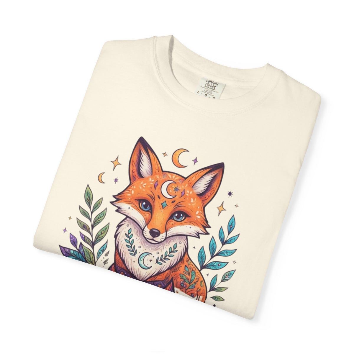 "Hippy Fox" Unisex Garment-Dyed Tee