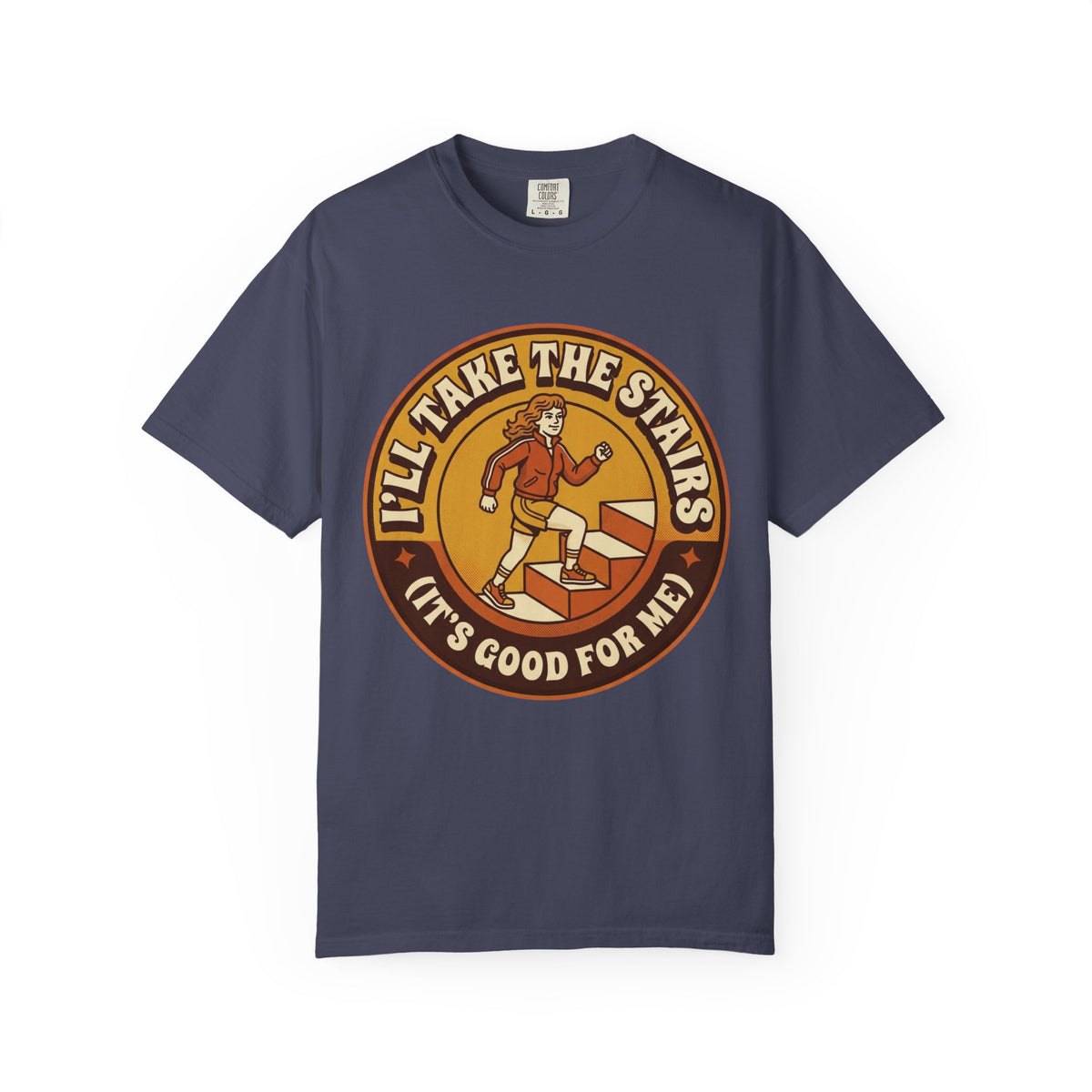 Color: Denim | It's Good For Me Unisex Garment-Dyed Tee