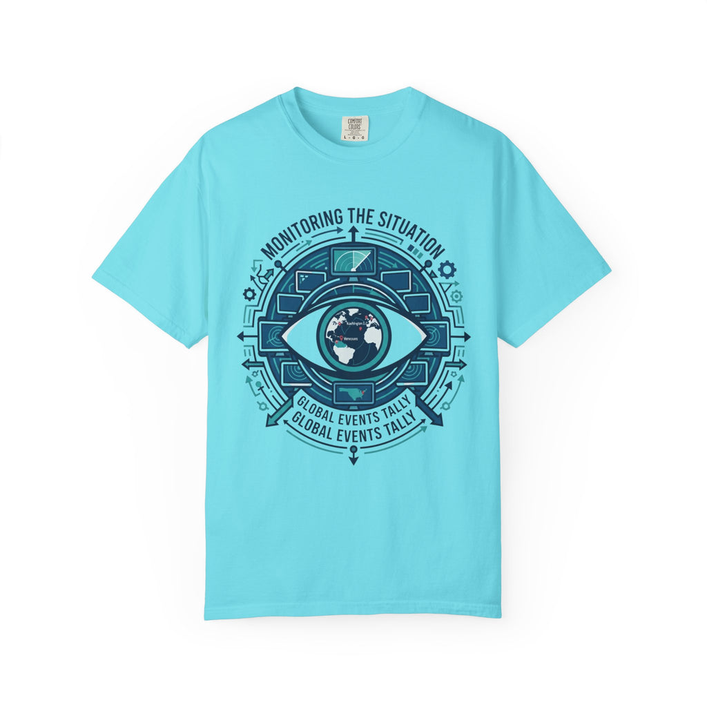 "Monitoring the Situation" Unisex Garment-Dyed Tee