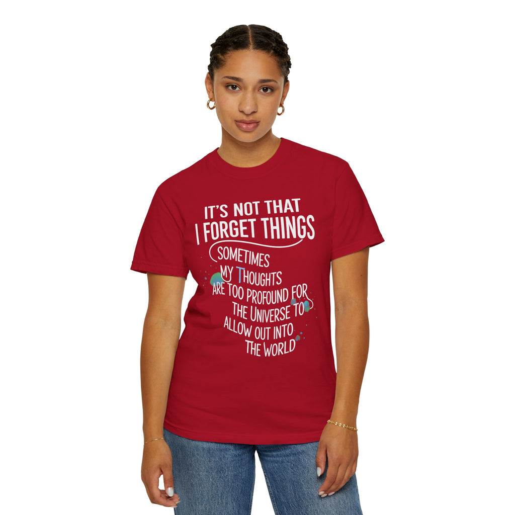 "Profound Thoughts 4" Unisex Garment-Dyed T-shirt