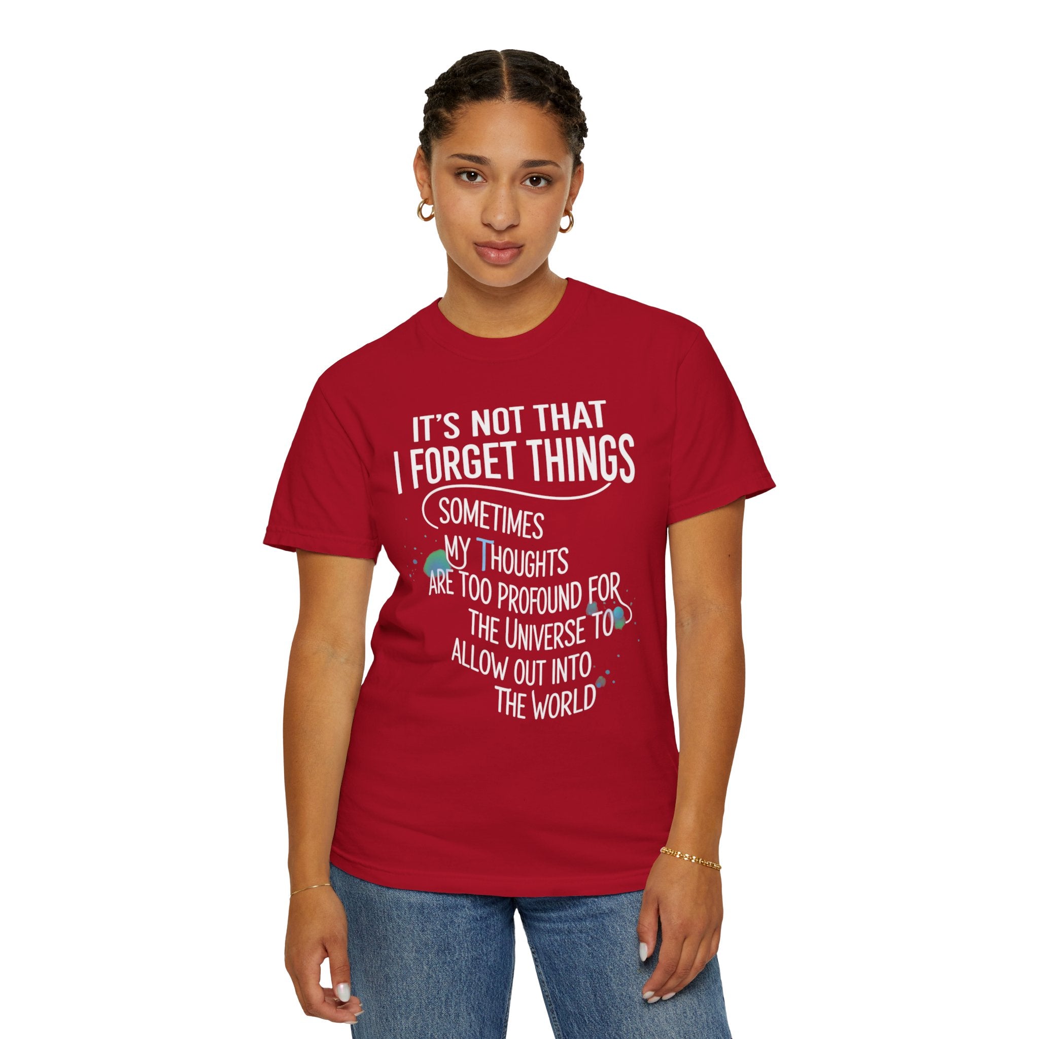 "Profound Thoughts 4" Unisex Garment-Dyed T-shirt