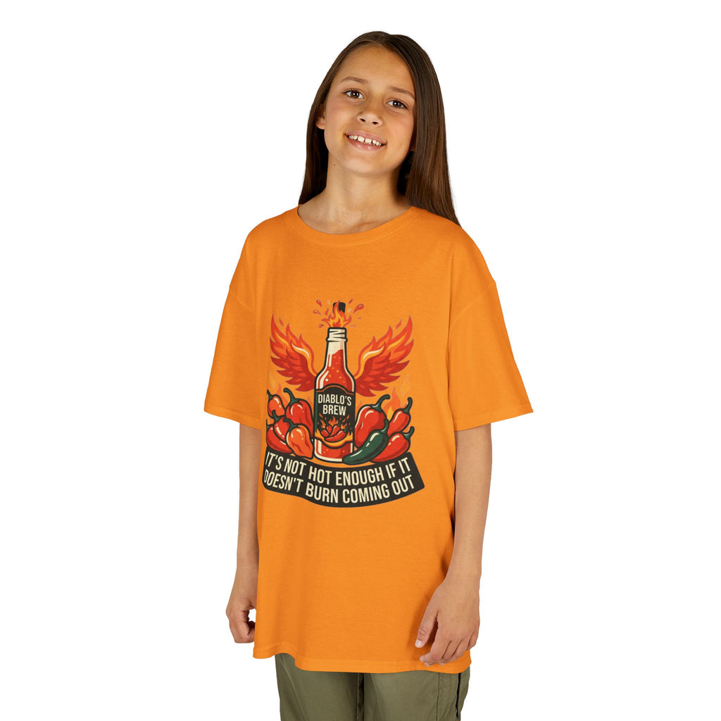 "Burns Coming Out" Kids Tee