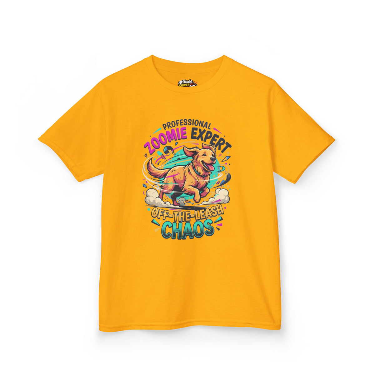 Color: Gold | Professional Zoomie Expert Kids Tee