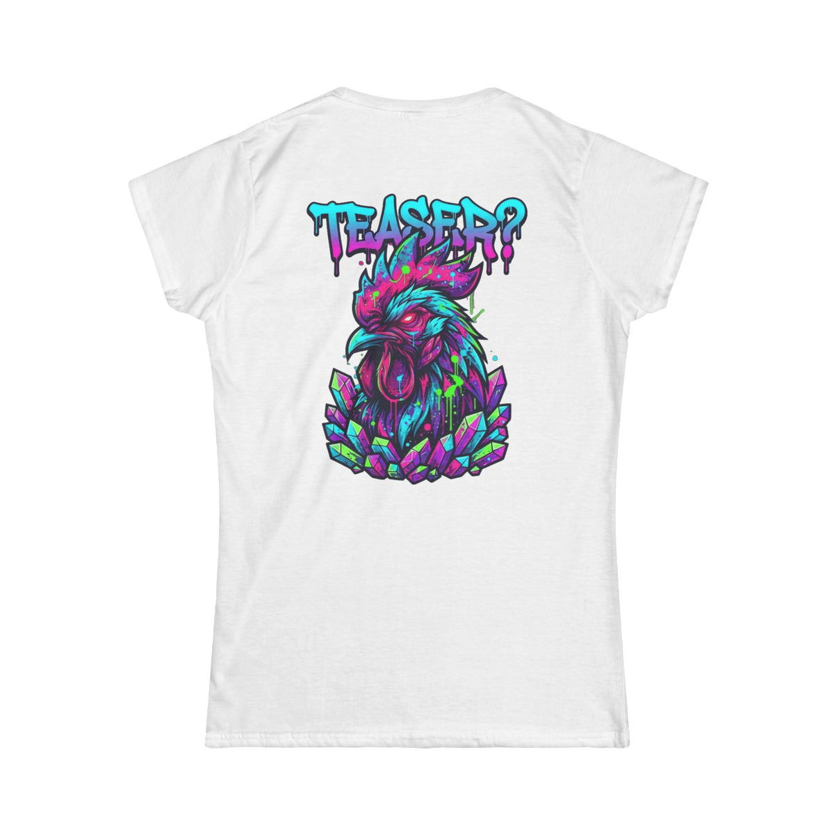 Color: White | Cock Teaser Women's Tee