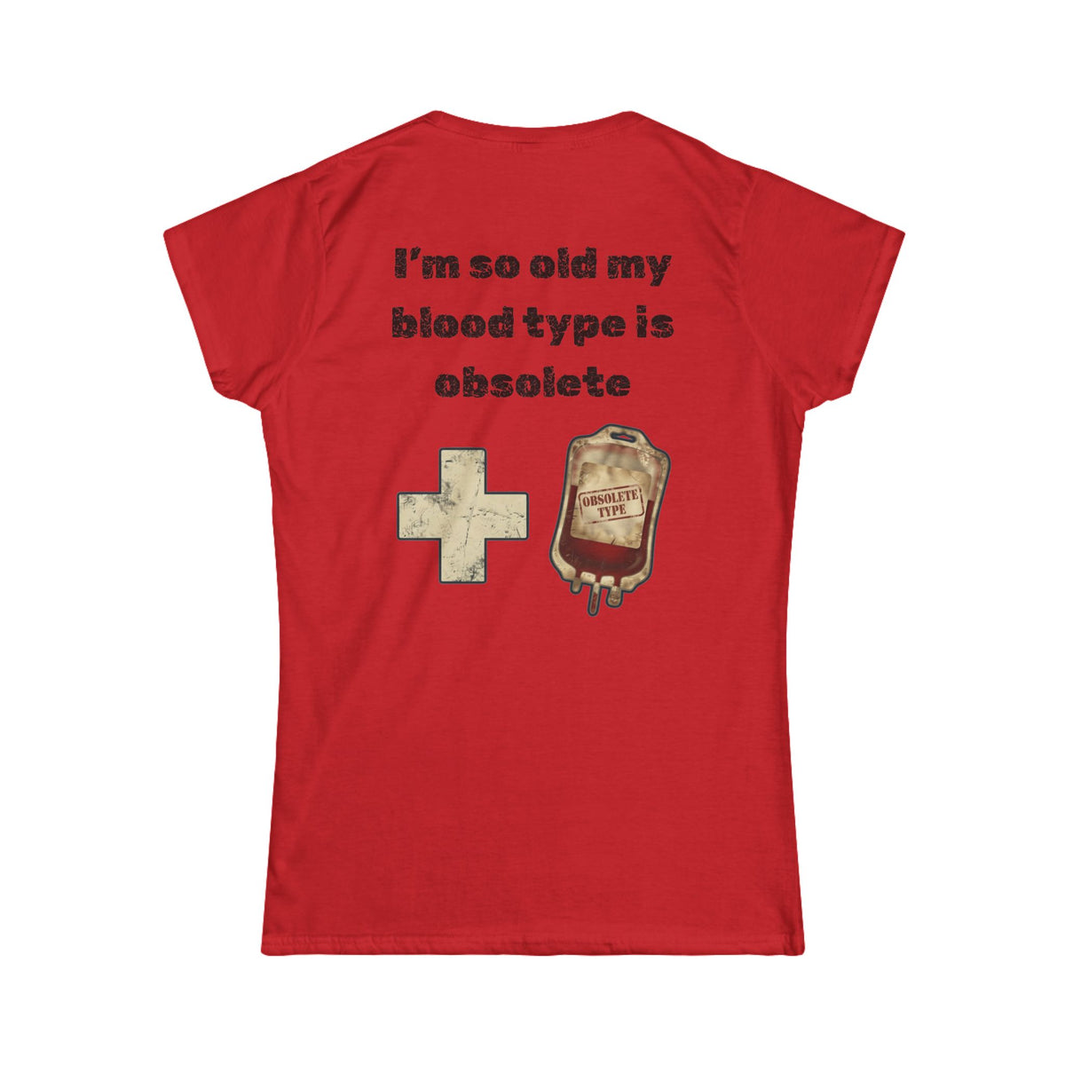 Color: Red | Blood Type Women's Tee