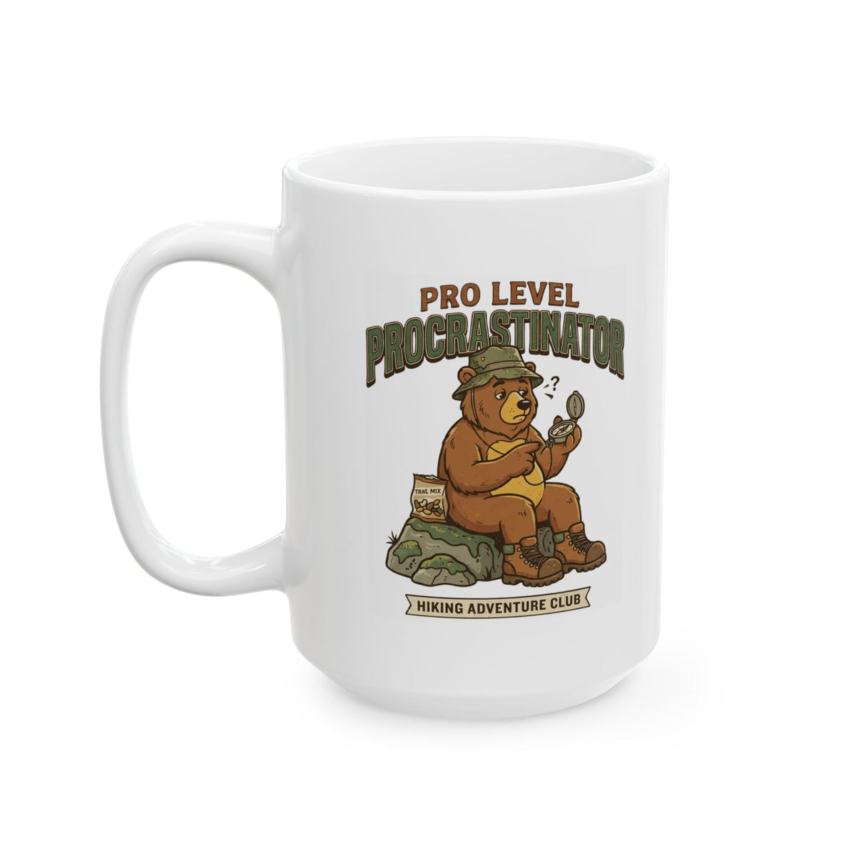 "Pro Level Procrastinator" White Ceramic Mug