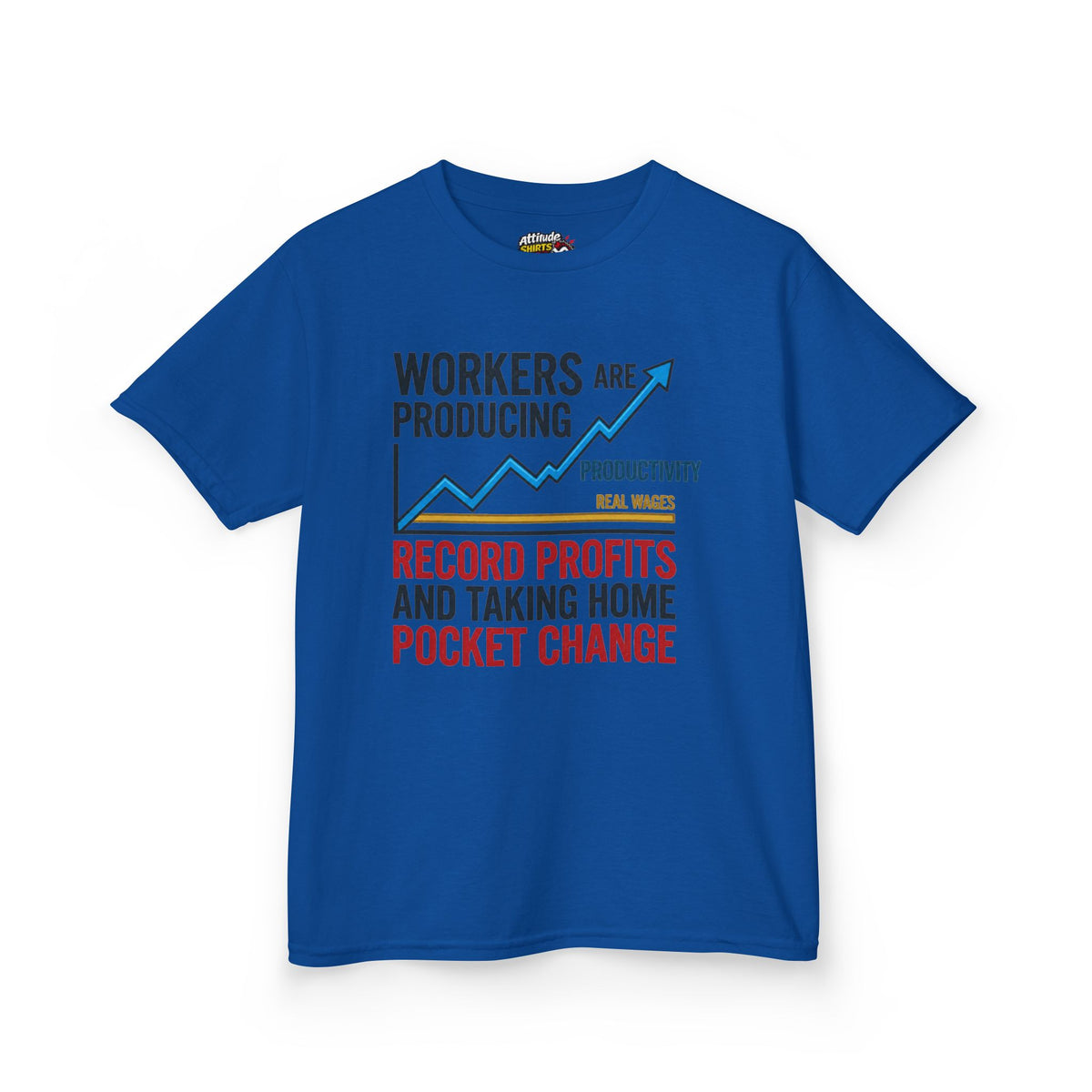 Color: Royal | Protest Series - Share The Value Kids Tee
