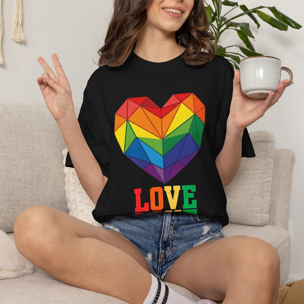 "LOVE" Unisex Garment-Dyed Tee