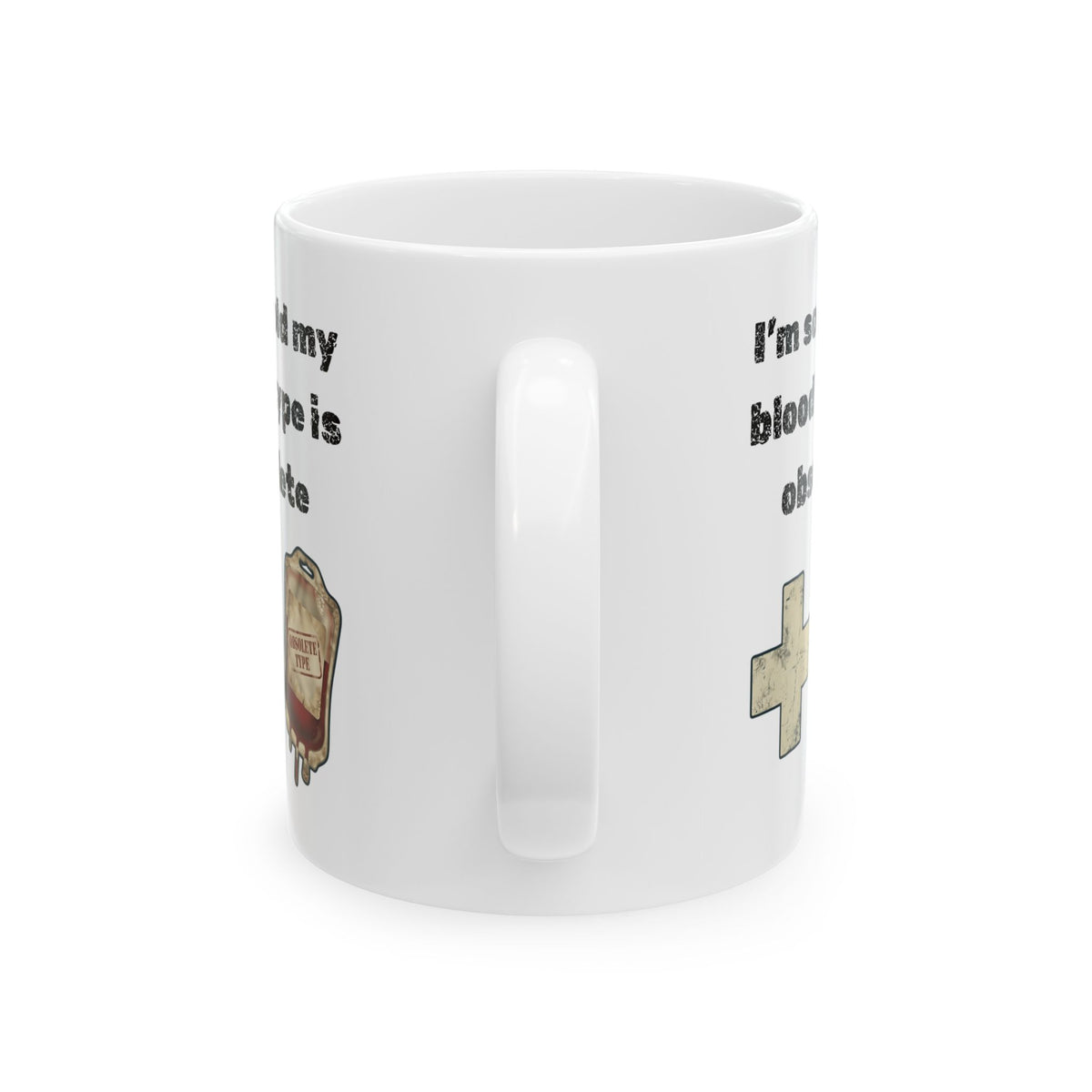 "Blood Type" White Ceramic Mug
