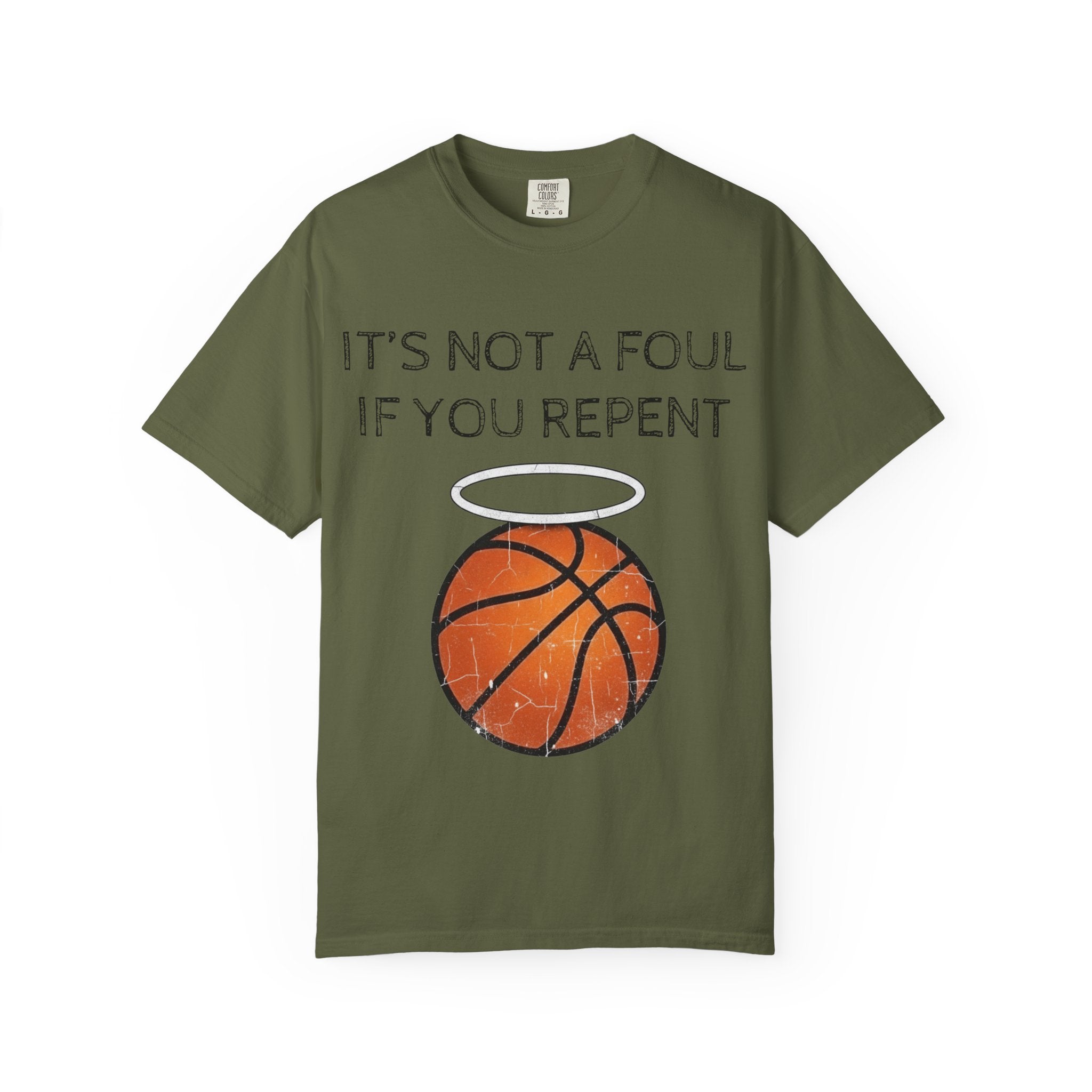 "Not a Foul If You Repent" Unisex Garment-Dyed T-shirt