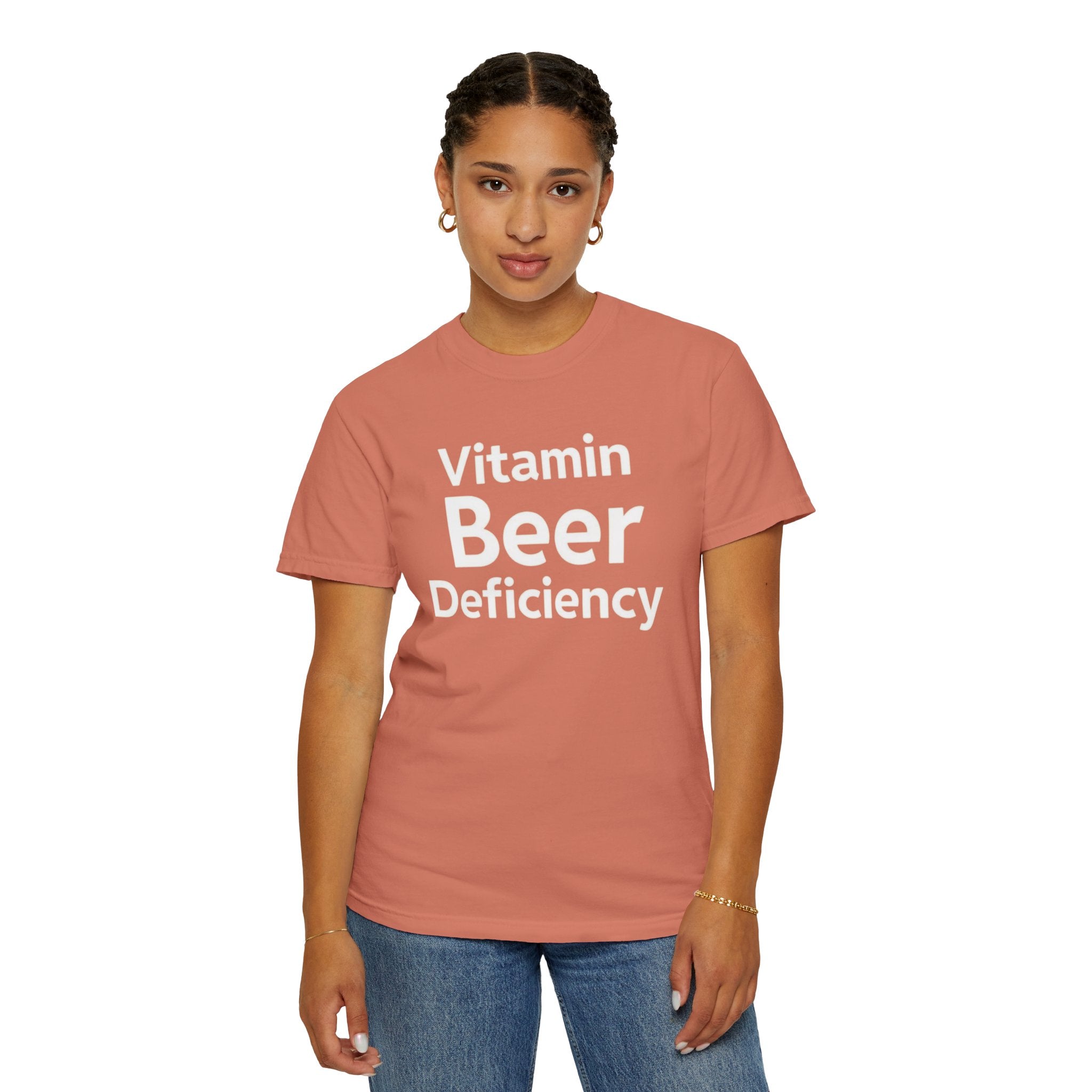 "Vitamin Beer" Unisex Garment-Dyed T-shirt