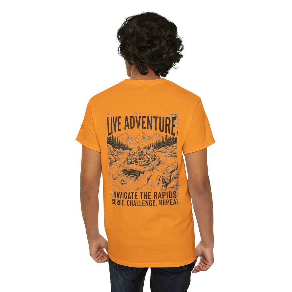 "Live Adventure - Rafting" Premium Graphic Tee