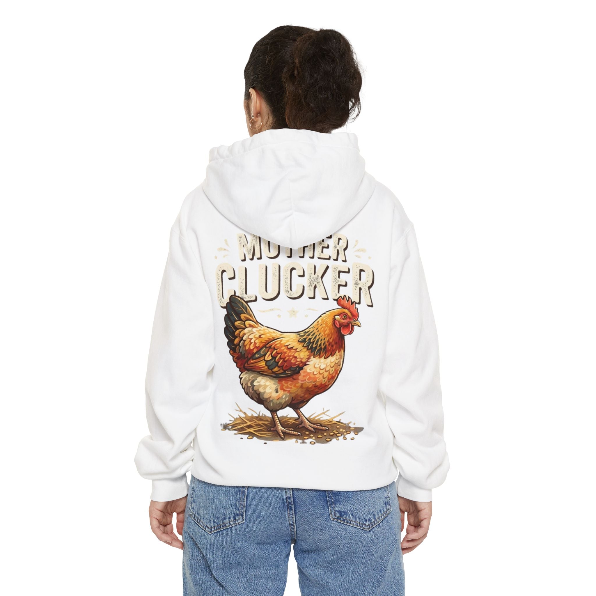 "Mother Clucker" Garment-Dyed Hoodie