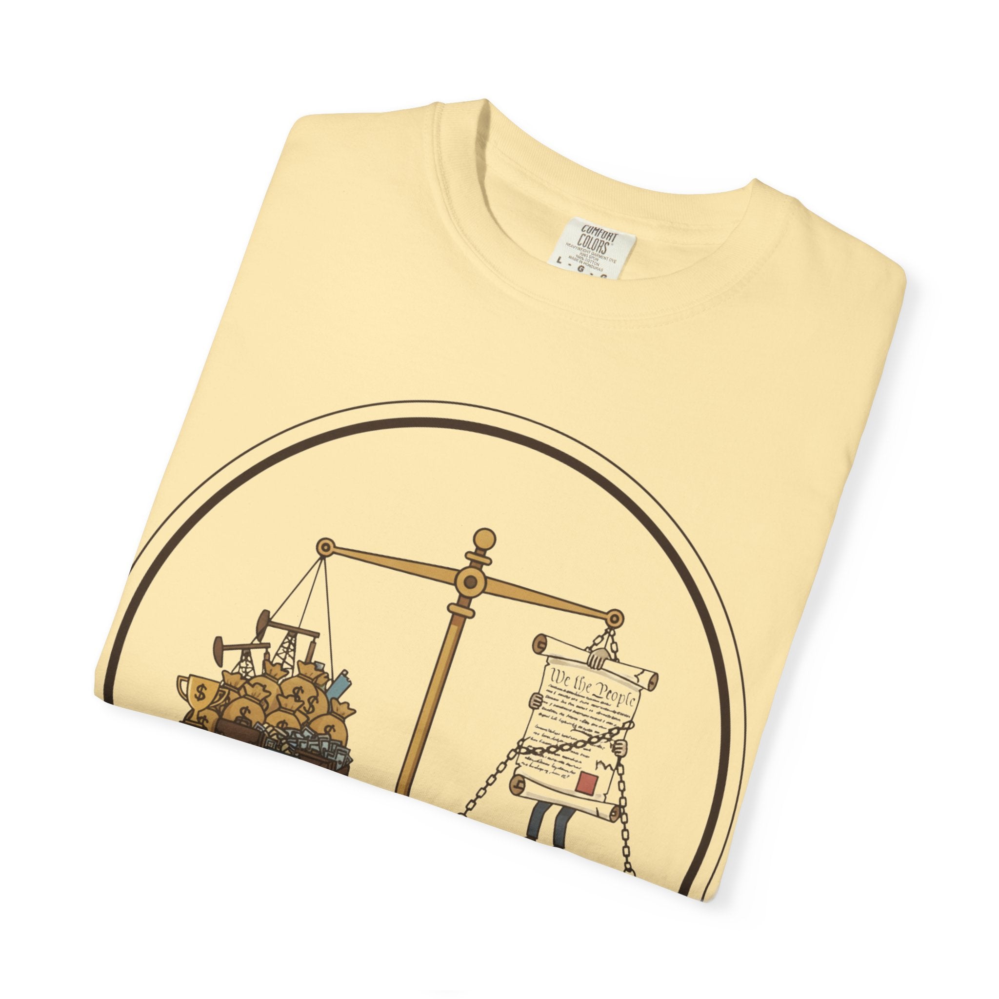 "The Economic Balance" Unisex Garment-Dyed T-shirt