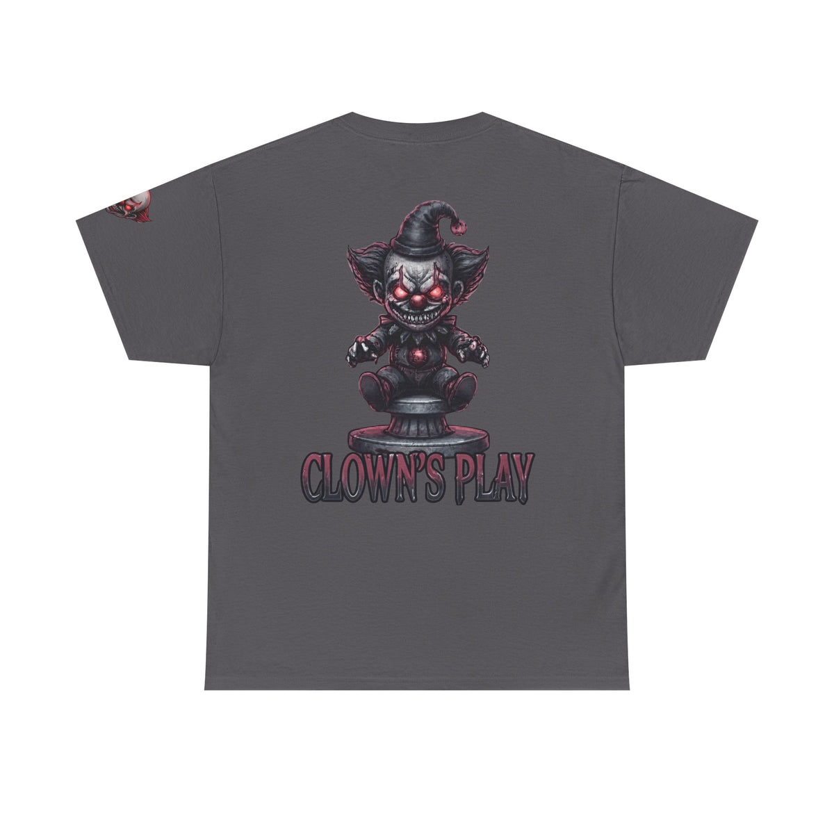 Color: Charcoal | Clown Play Premium Graphic Tee