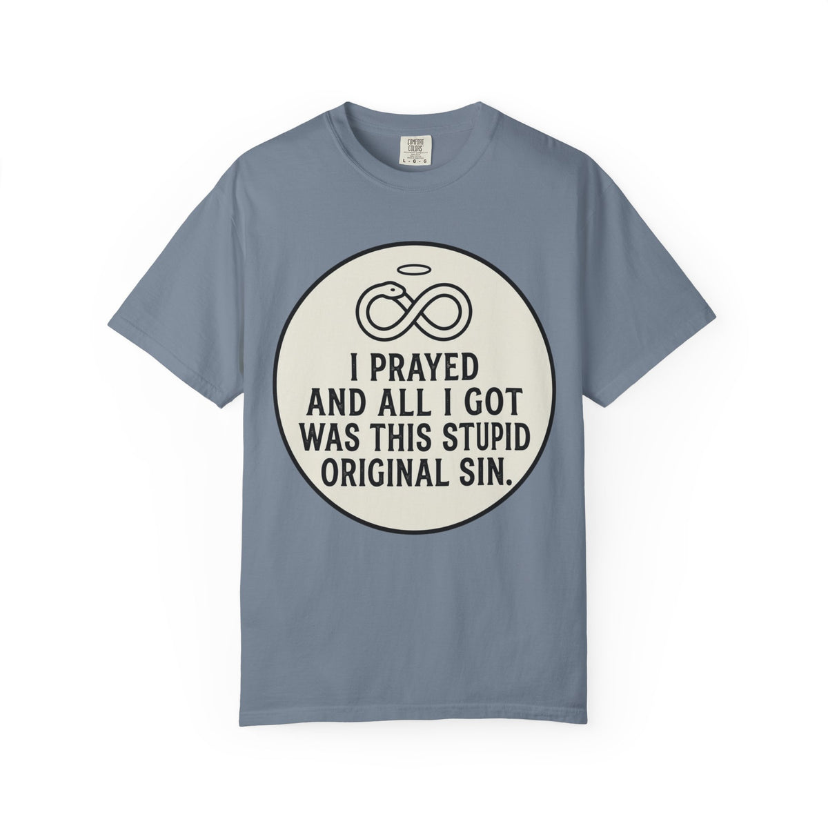 "Good Book Series Original Sin" Unisex Garment-Dyed Tee