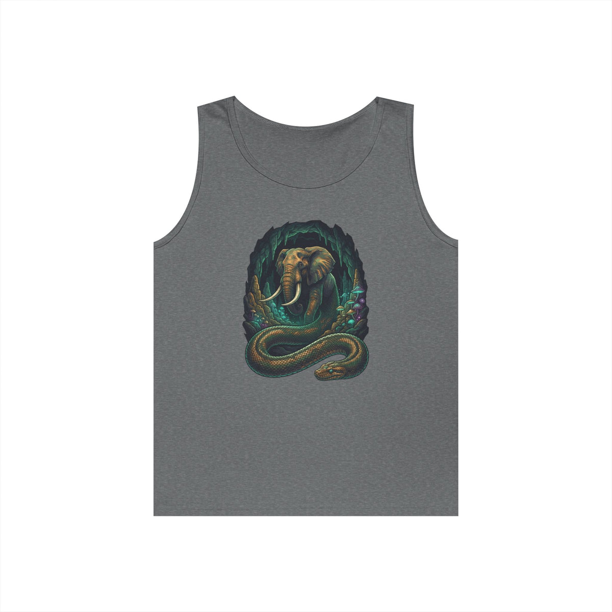 Color: Graphite Heather | Grootslang (South African Mythology) Tank Top
