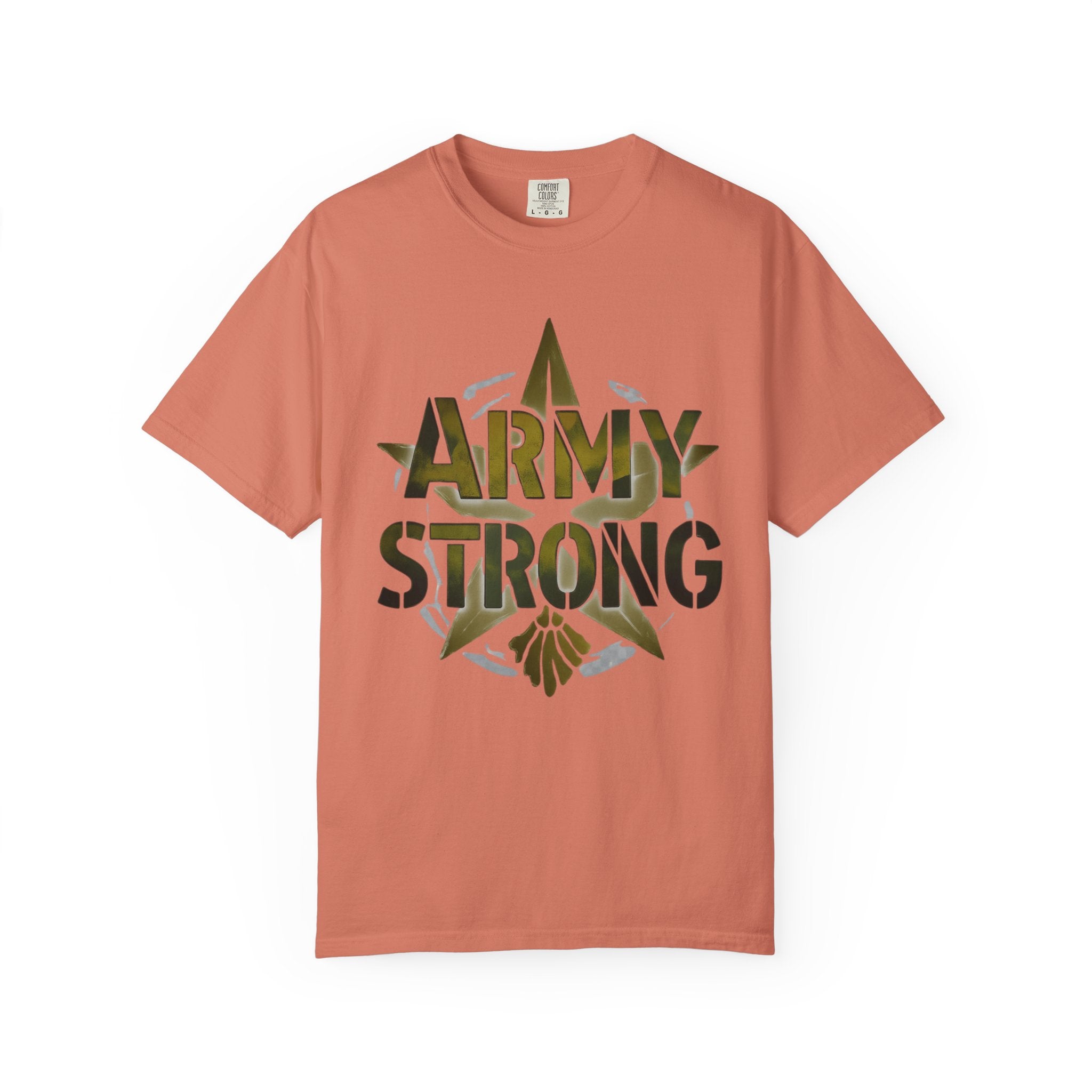 "Army Strong-2" Unisex Garment-Dyed T-shirt