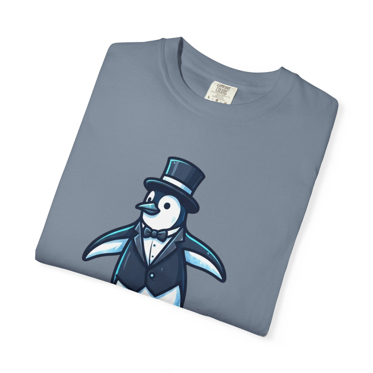 "Penguin Credible" Unisex Garment-Dyed Tee