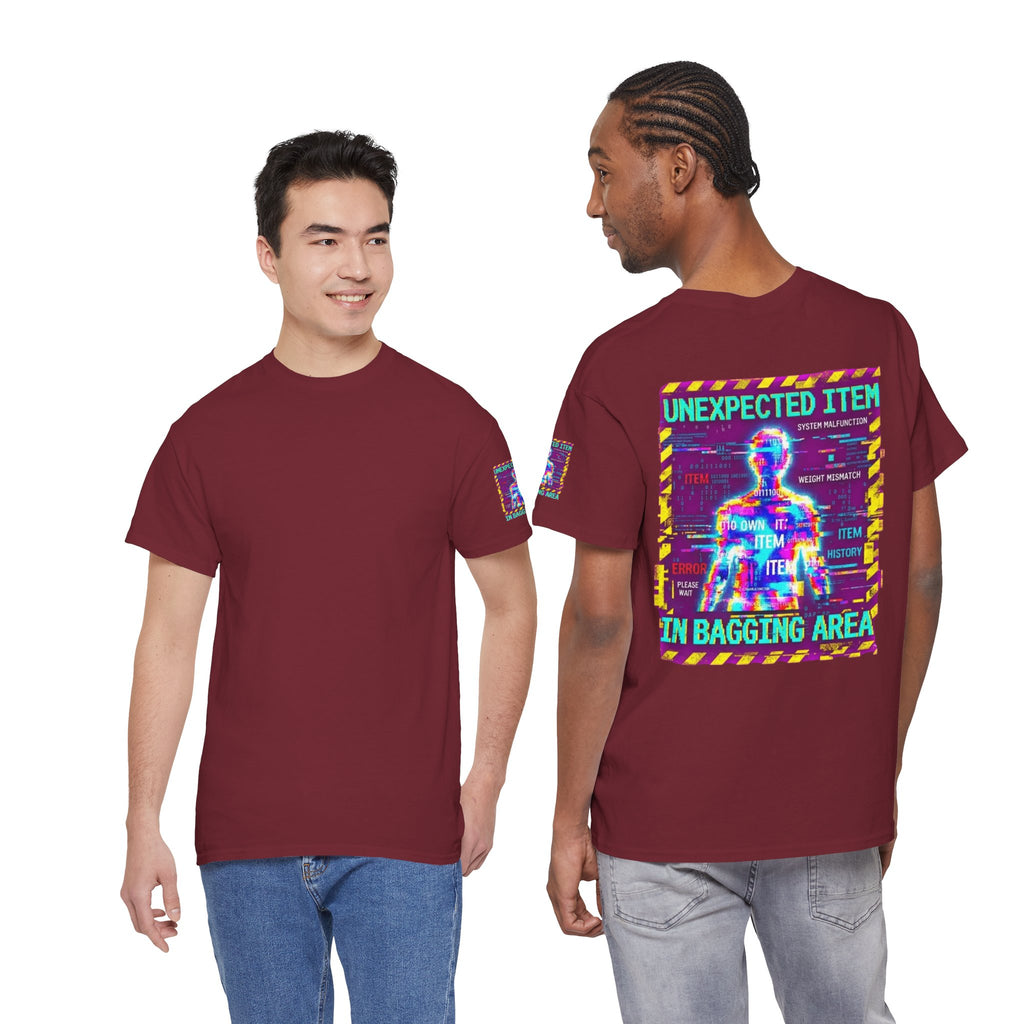 "Unexpected Item In Bagging Area" Premium Graphic Tee