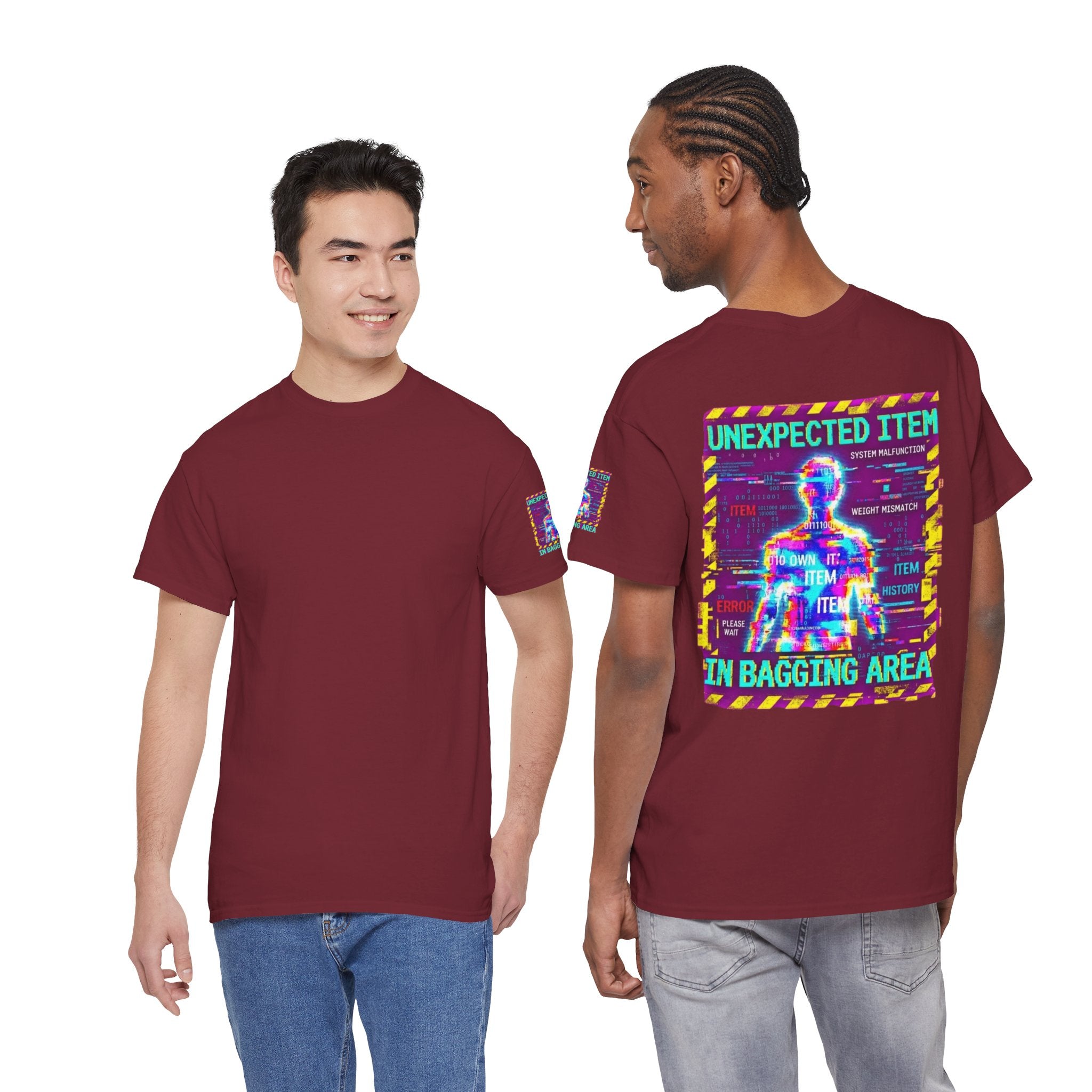 "Unexpected Item In Bagging Area" Premium Graphic Tee