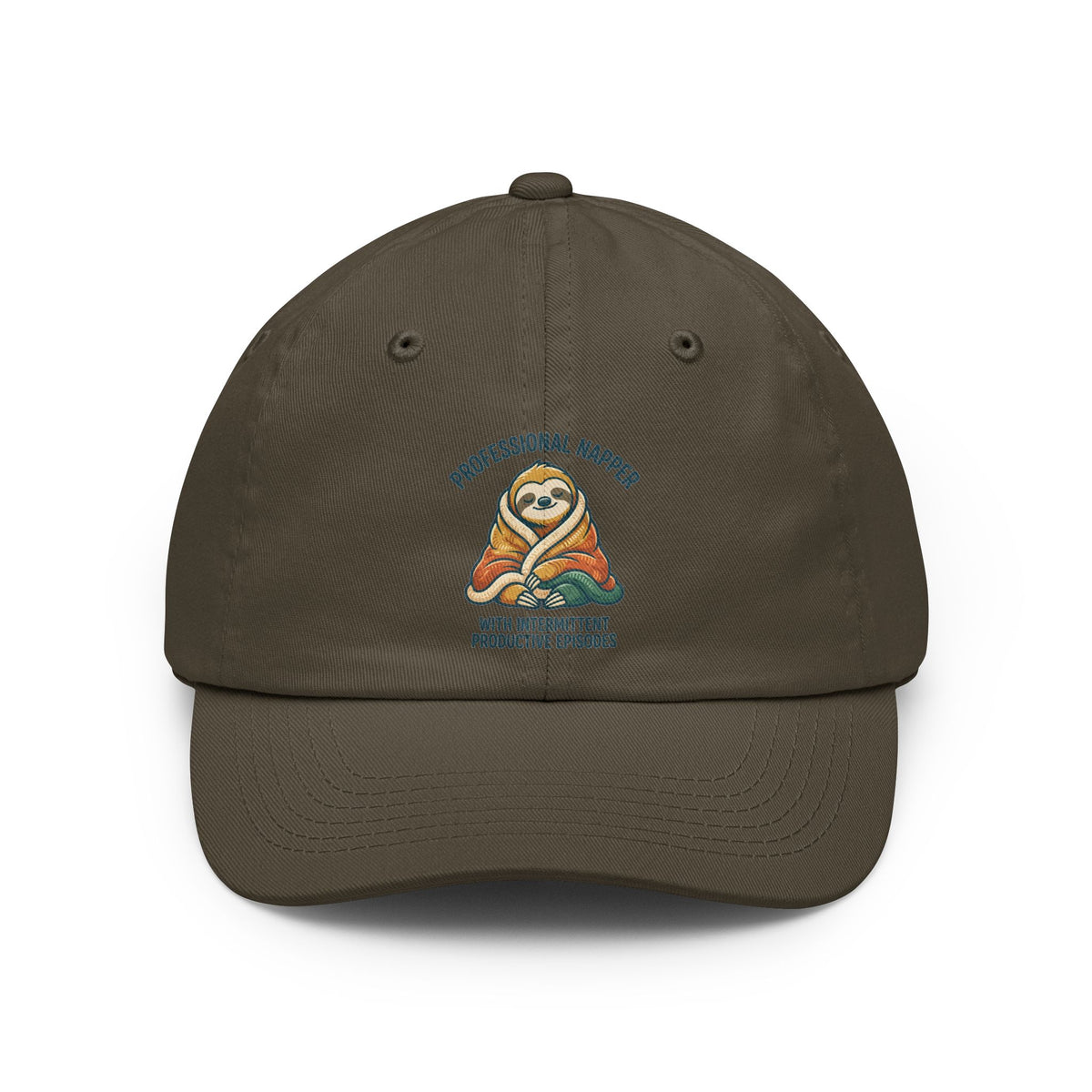 Color: Olive | Professional Napper Dad Hat