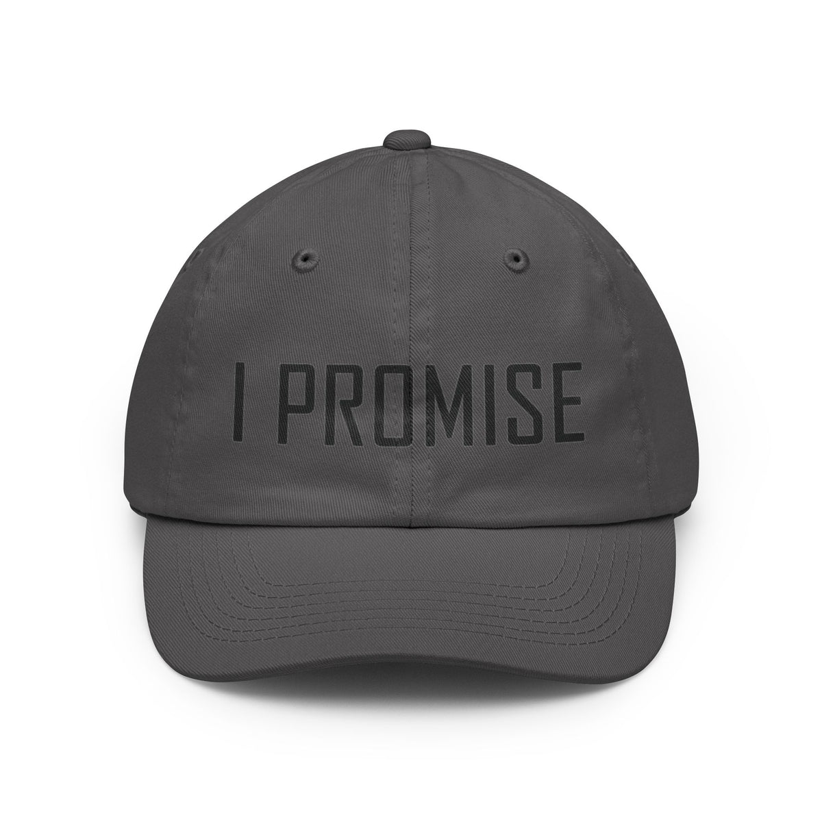 Color: Charcoal | Promise I'm Worse Dad Hat — Graphic