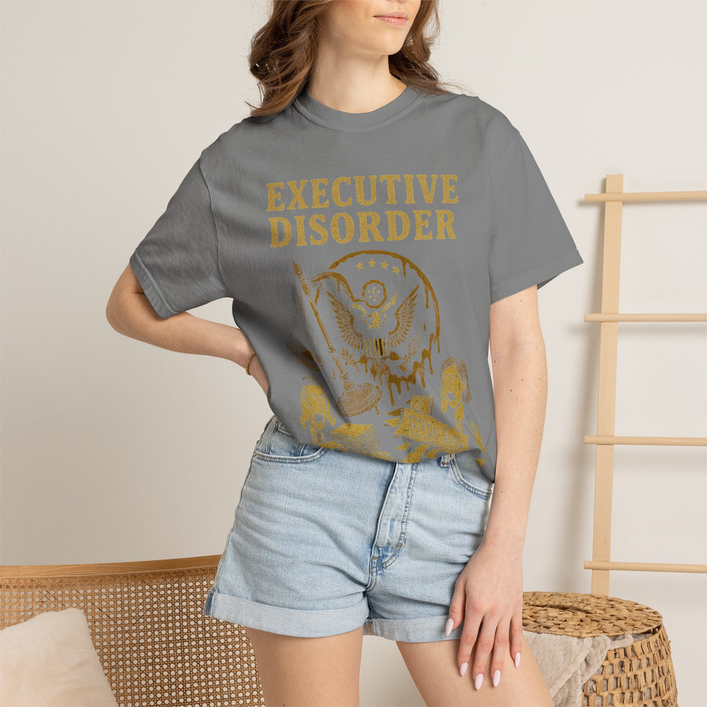 "Executive Disorder" Unisex Garment-Dyed T-shirt