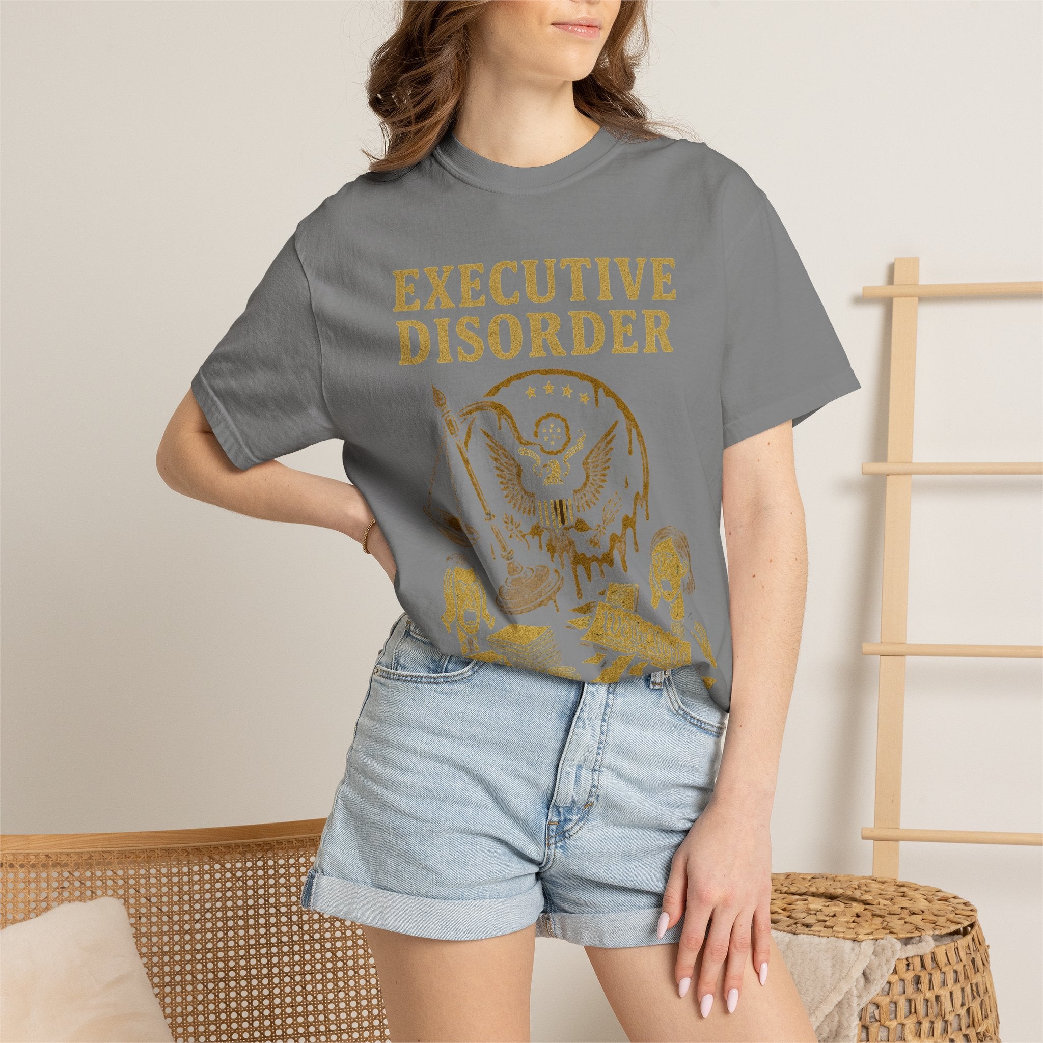 "Executive Disorder" Unisex Garment-Dyed T-shirt