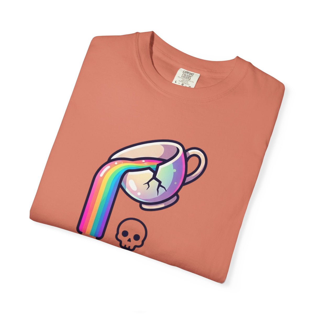 "Surviving on Caffeine Spite and Superior Aesthetics" Unisex Garment-Dyed Tee