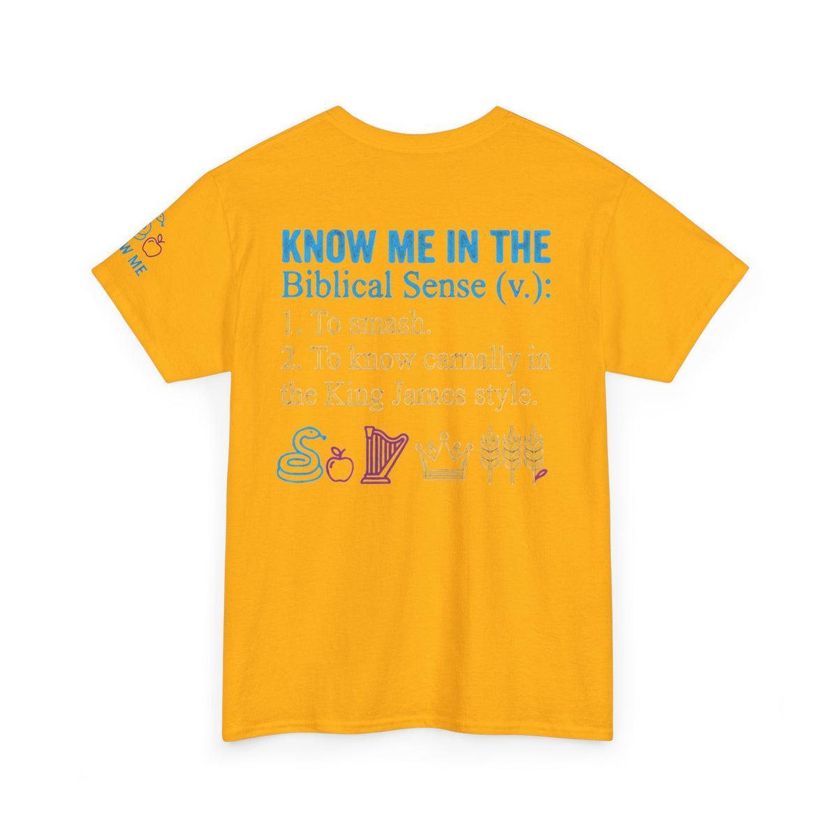 "Good Book Series Know Me In The Biblical Sense" Premium Graphic Tee