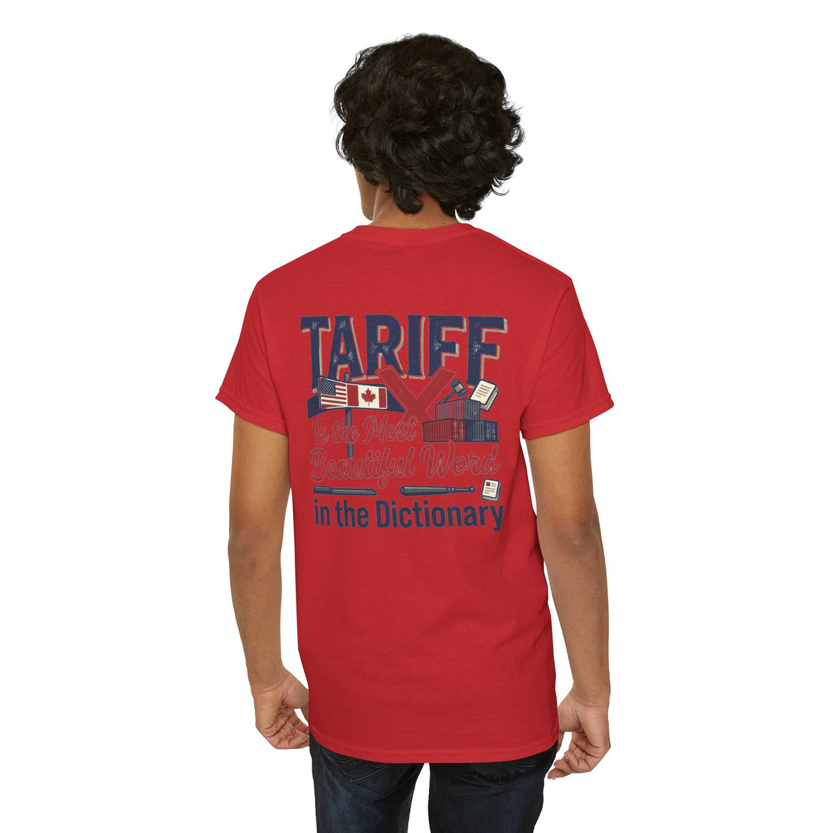 Color: Red | Tariff Is The Most Beautiful Word Premium Graphic Tee