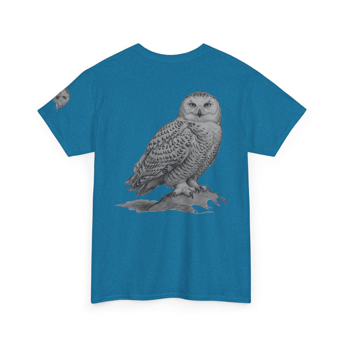 "Pencil Sketch Art Owl" Premium Graphic Tee
