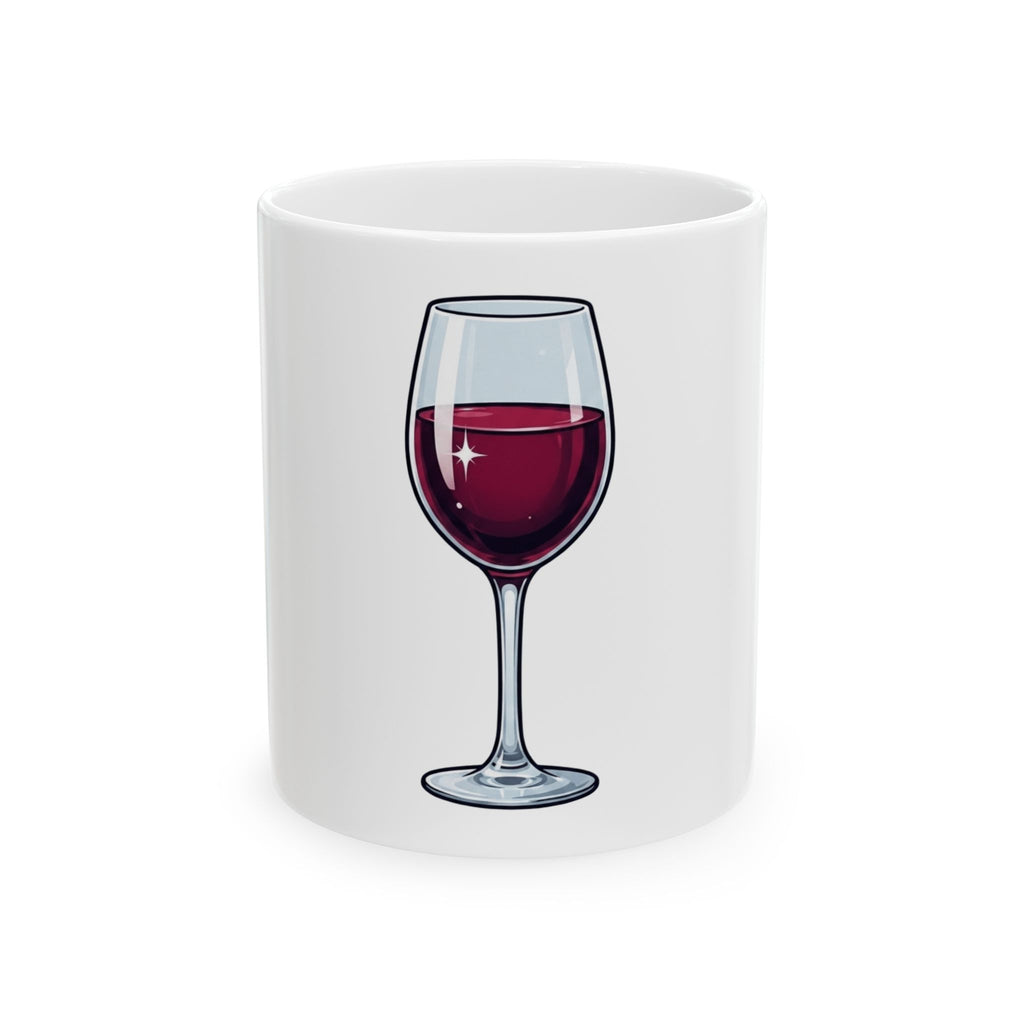 "Wine Expert" White Ceramic Mug — Graphic