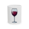 "Wine Expert" White Ceramic Mug — Graphic