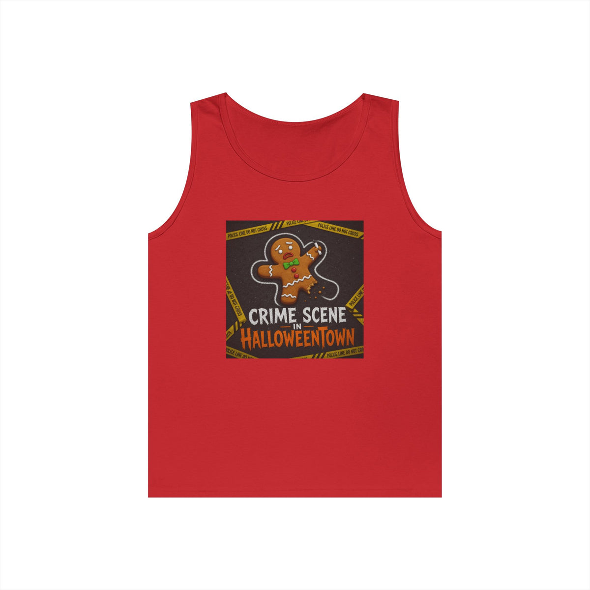 Color: Red | Crime Scene in Halloweentown Tank Top