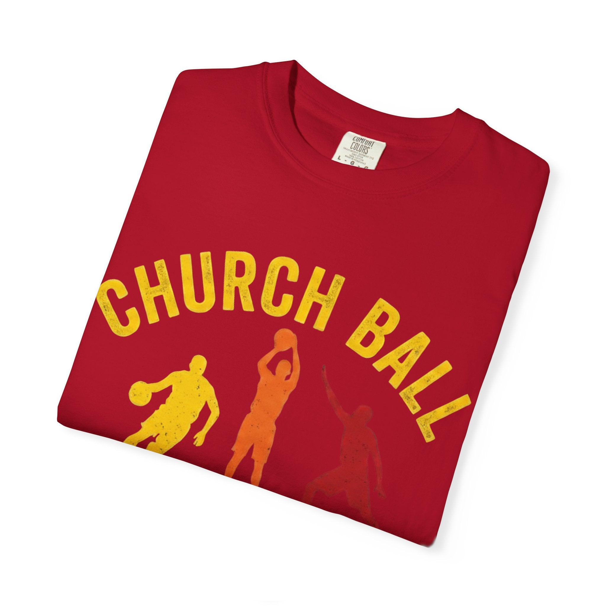 "Church Ball Swear Words" Unisex Garment-Dyed T-shirt