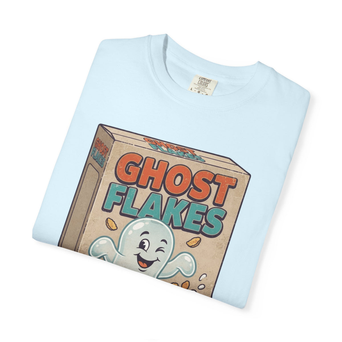 "Ghost Flakes" Unisex Garment-Dyed Tee