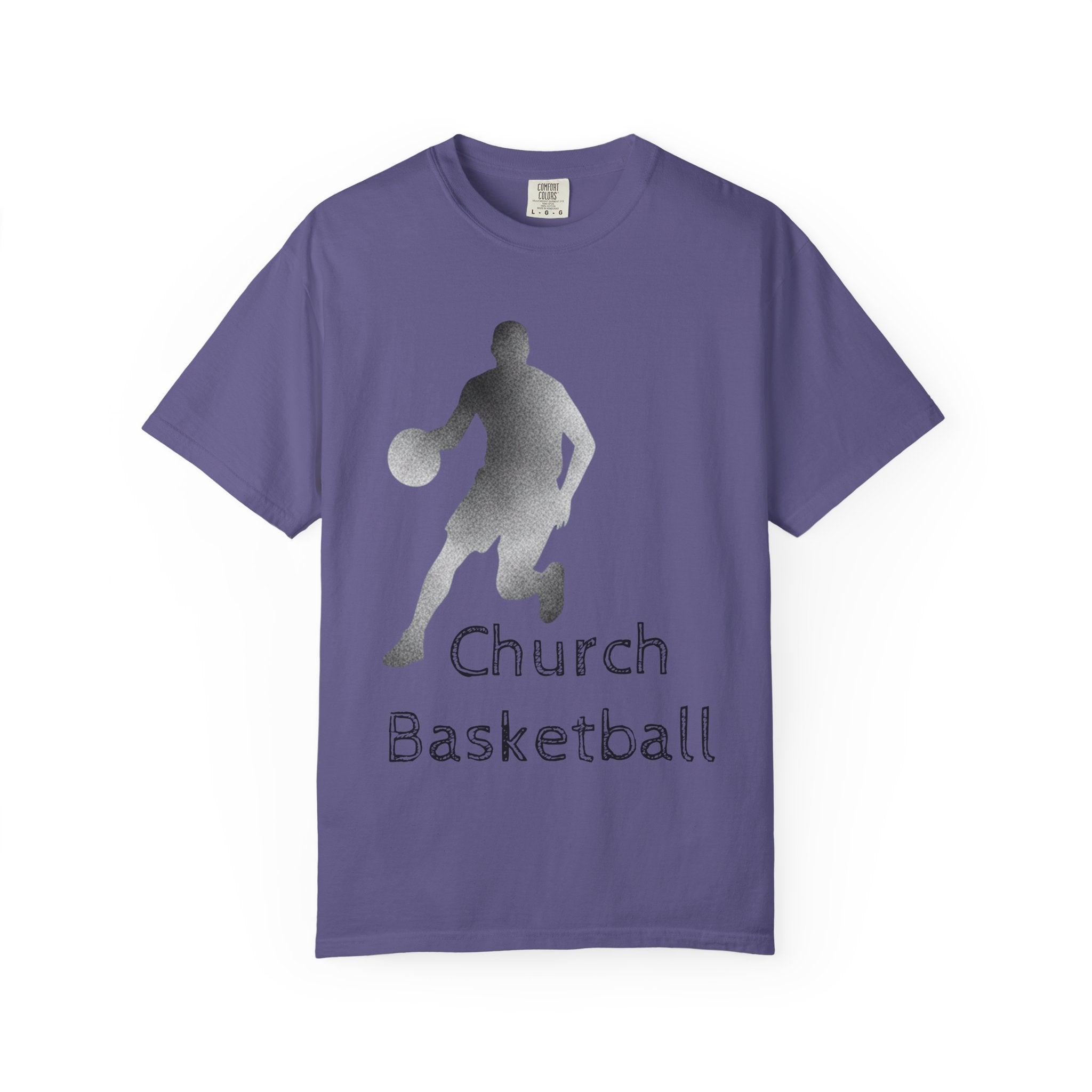 "Church Basketball: High Court" Unisex Garment-Dyed T-shirt