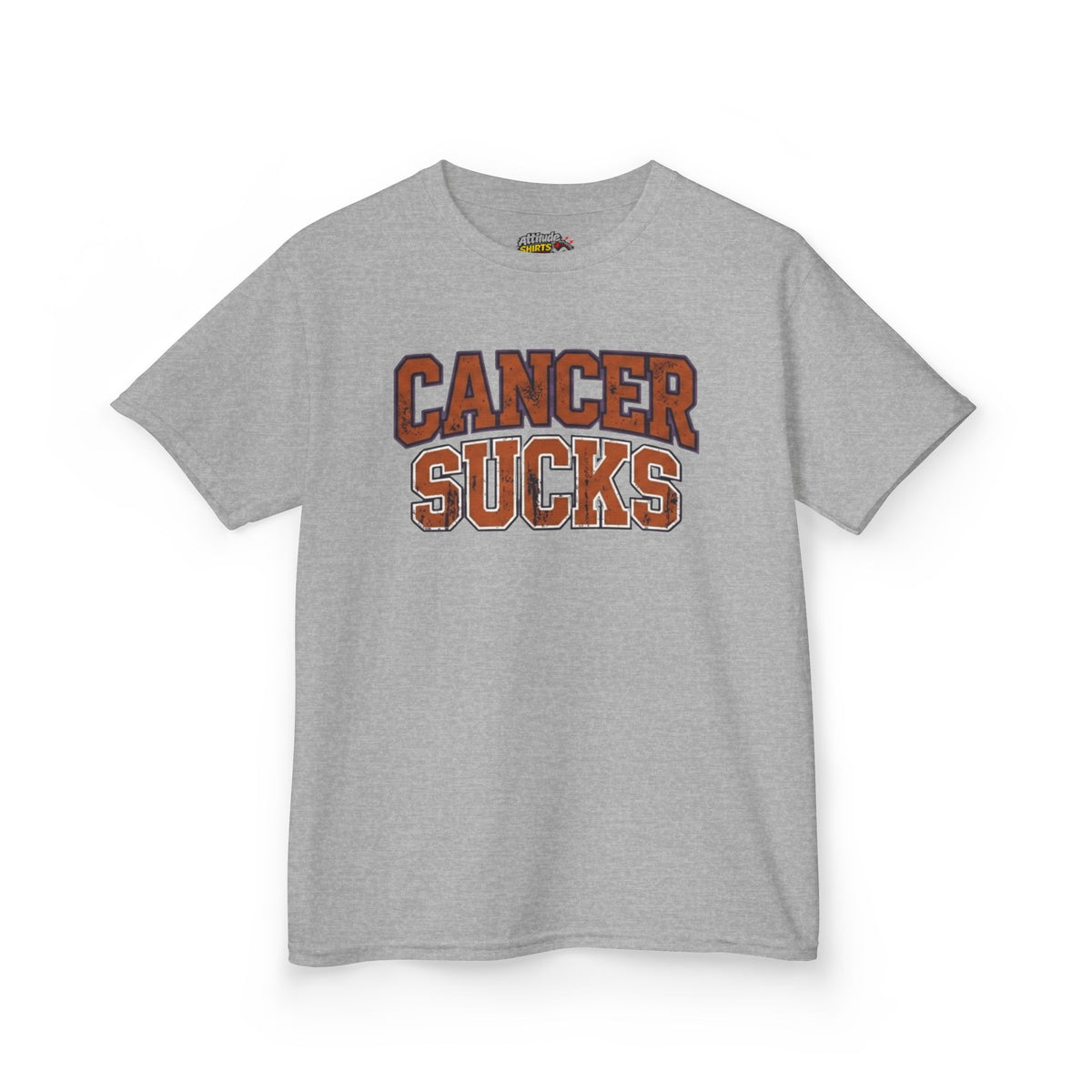 Color: Sport Grey | Cancer Sucks Kids Tee