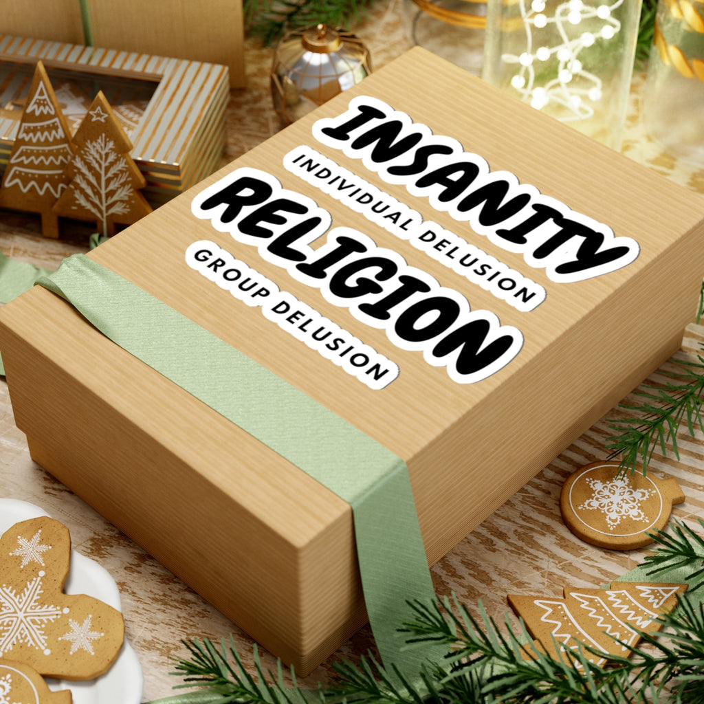"Insanity Religion" Sticker — Main
