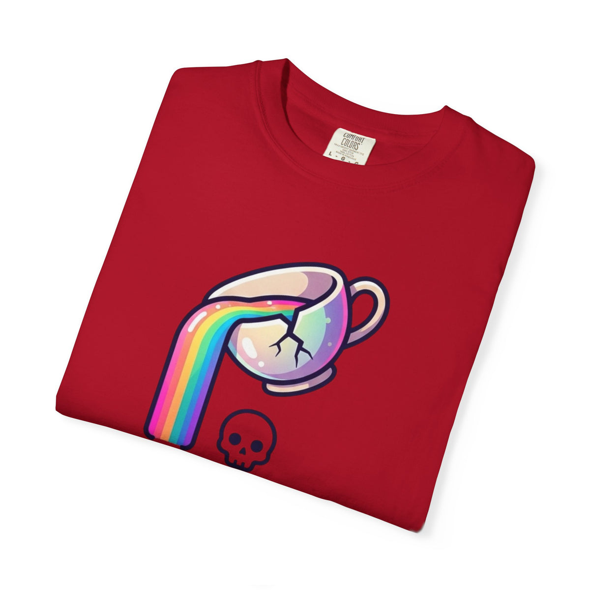 "Surviving on Caffeine Spite and Superior Aesthetics" Unisex Garment-Dyed Tee