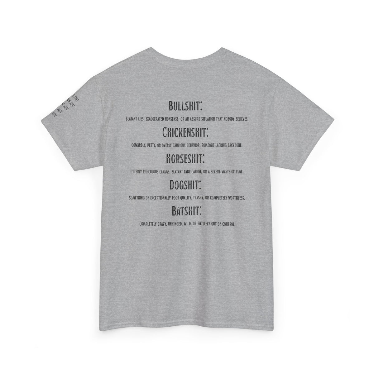 "Types of Shit" Premium Graphic Tee