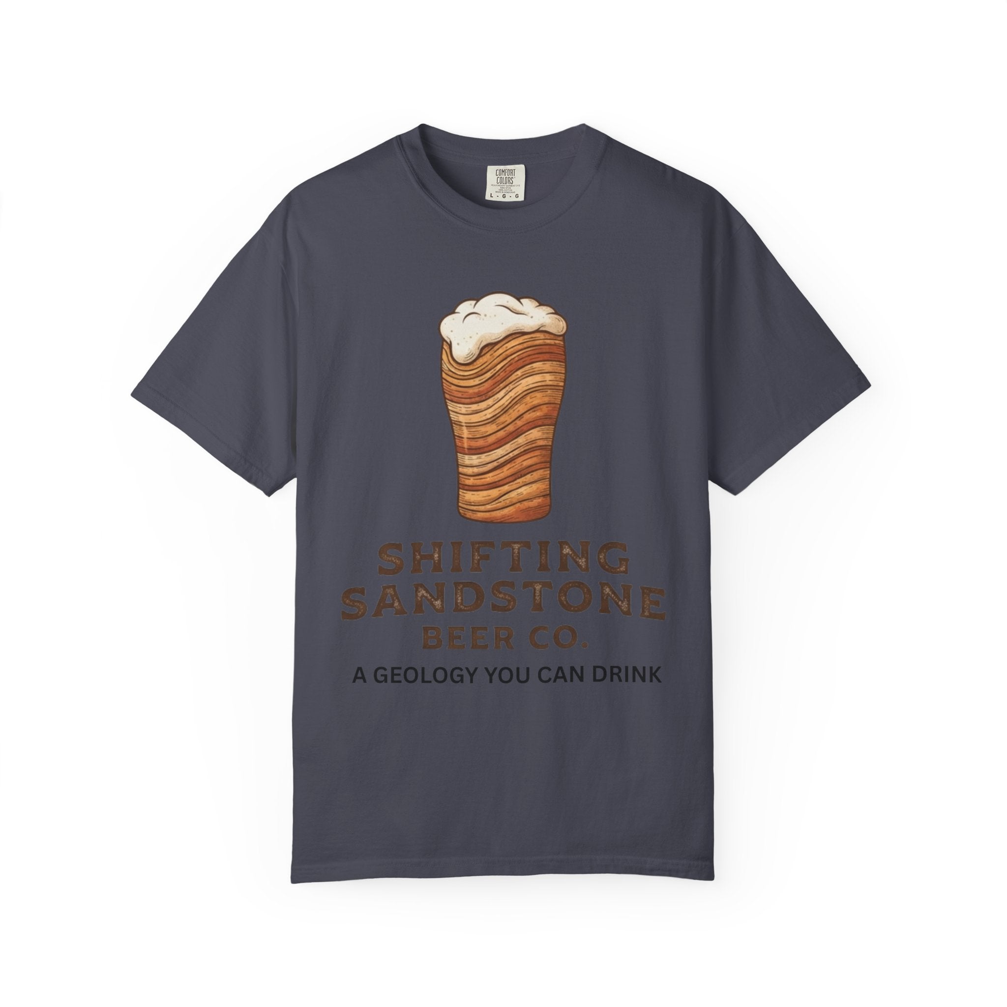 "Shifting Sandstone Beer Co." Unisex Garment-Dyed Tee
