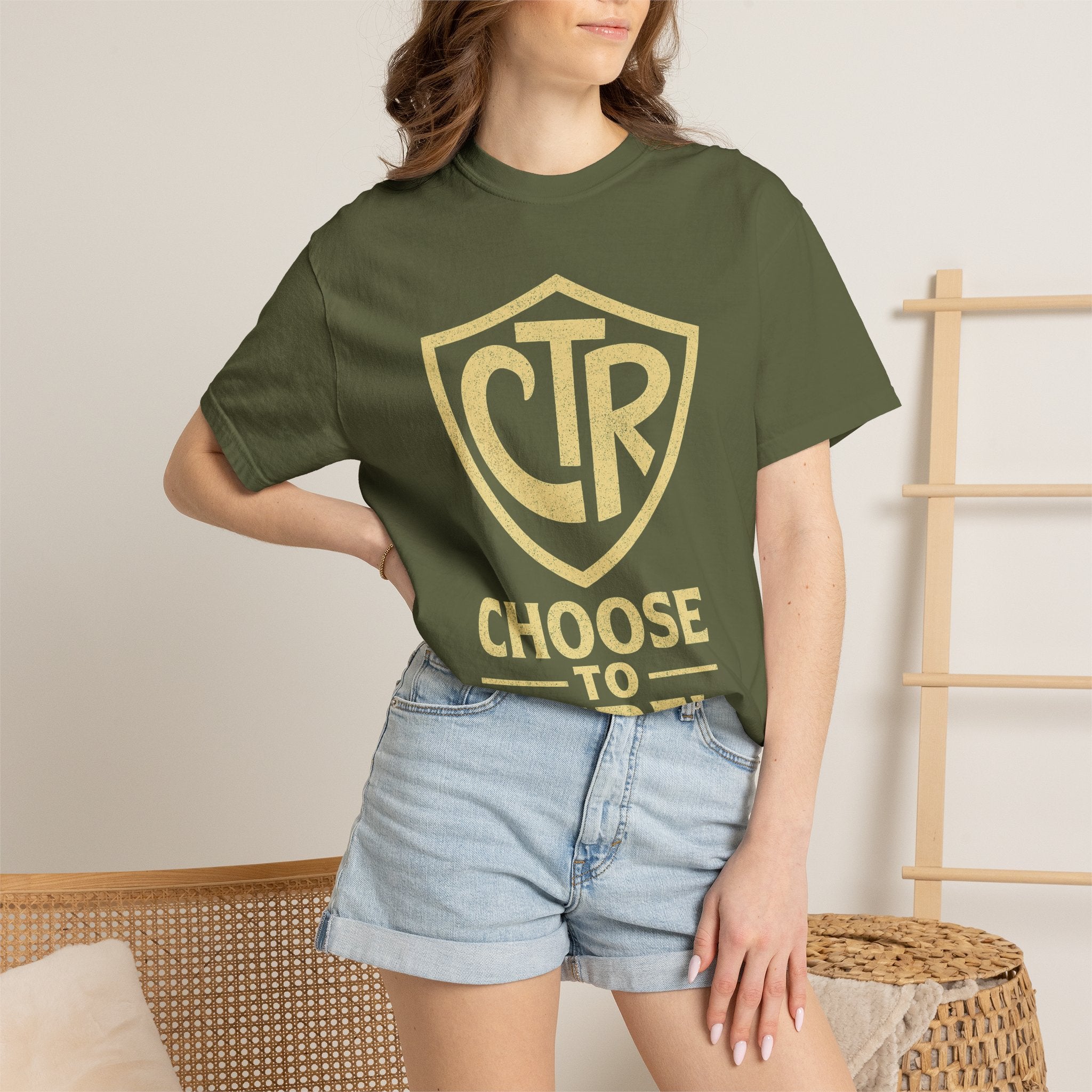 "CTR: Choose to Rebel" Unisex Garment-Dyed T-shirt