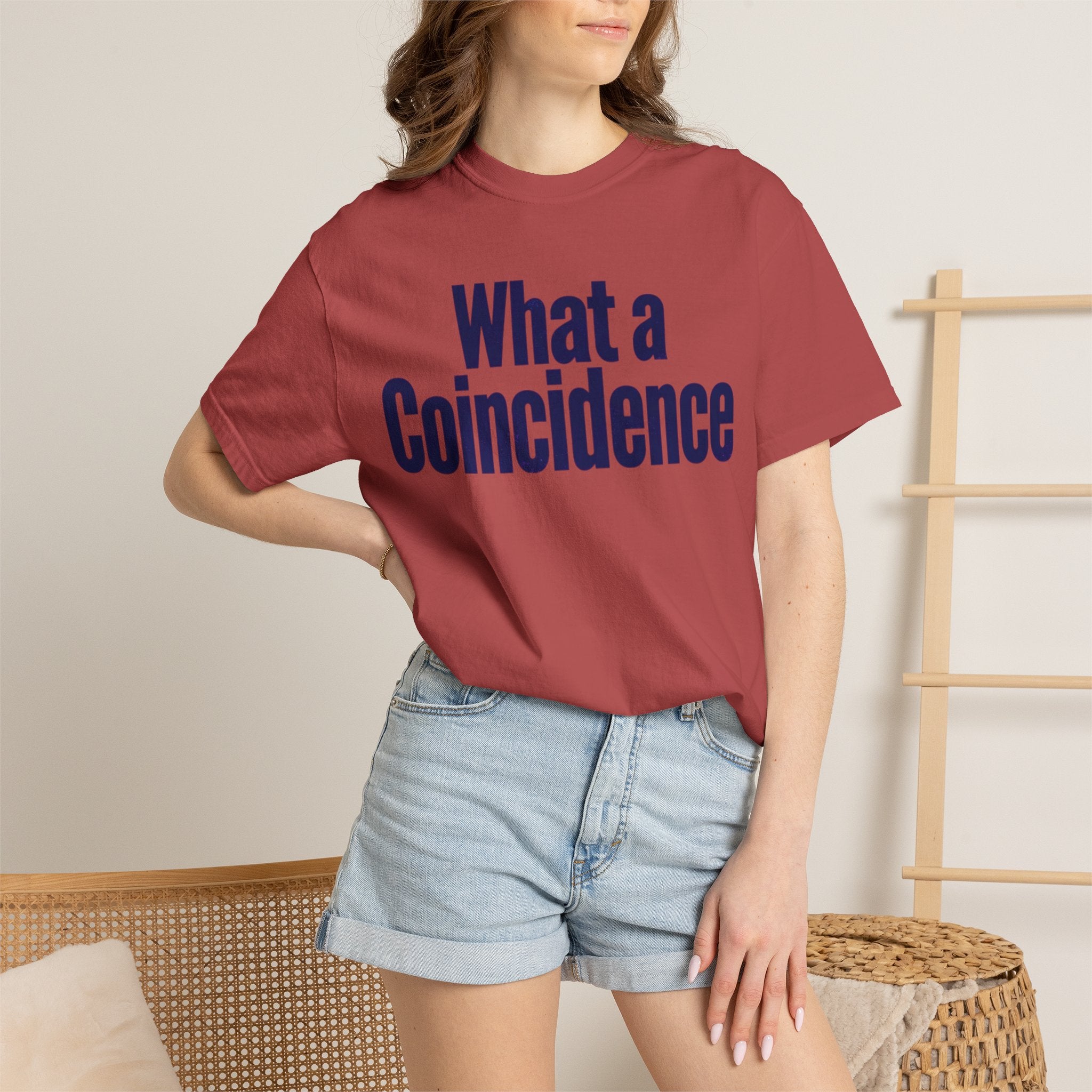 "What A Coincidence" Unisex Garment-Dyed Tee