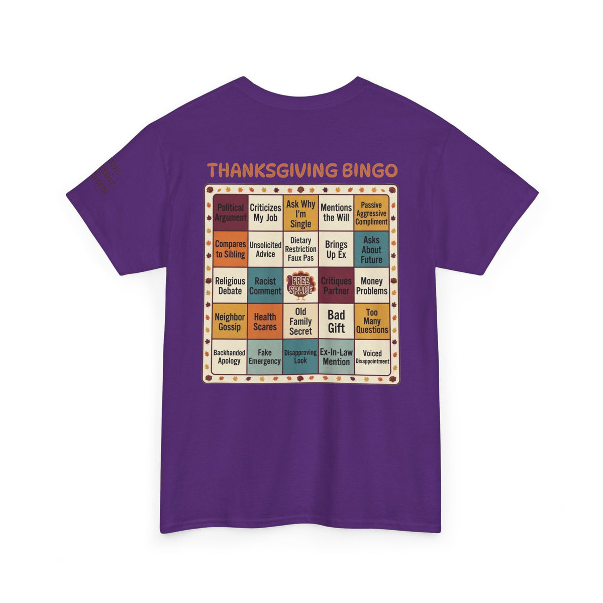 Thankgiving Bingo Premium Graphic Tee