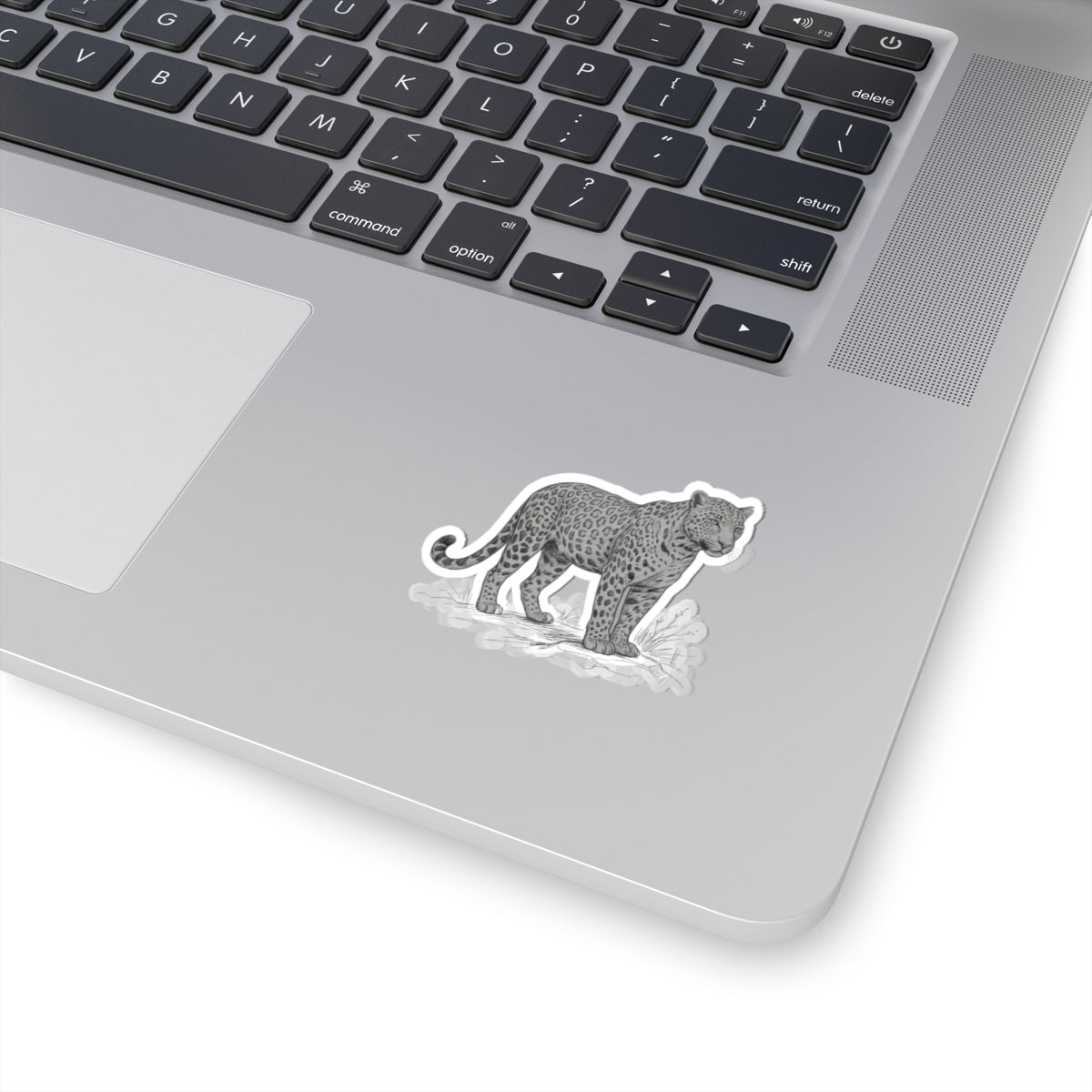 "Pencil Sketch Art Leopard" Sticker — Main