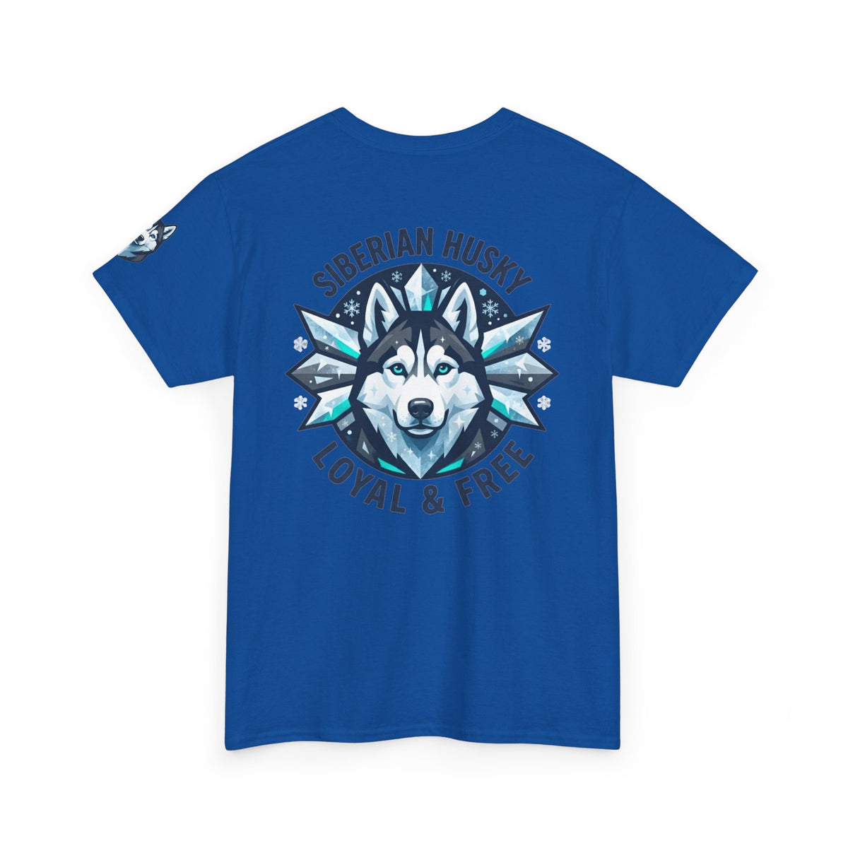 "Siberian Husky Loyal & Free" Premium Graphic Tee